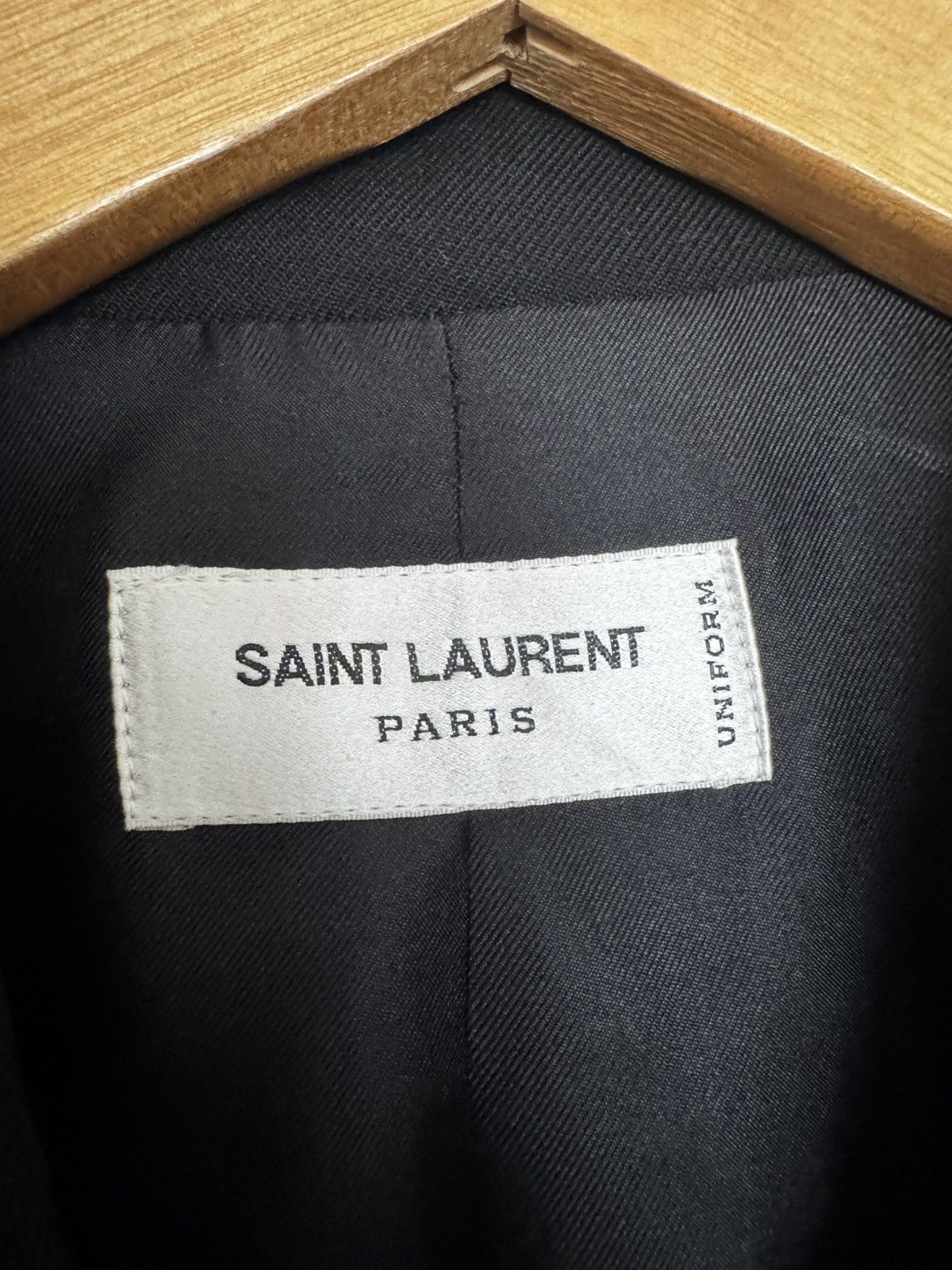Saint Laurent Paris New w Tags Classic Uniform Blazer Size 50R - 4 Thumbnail