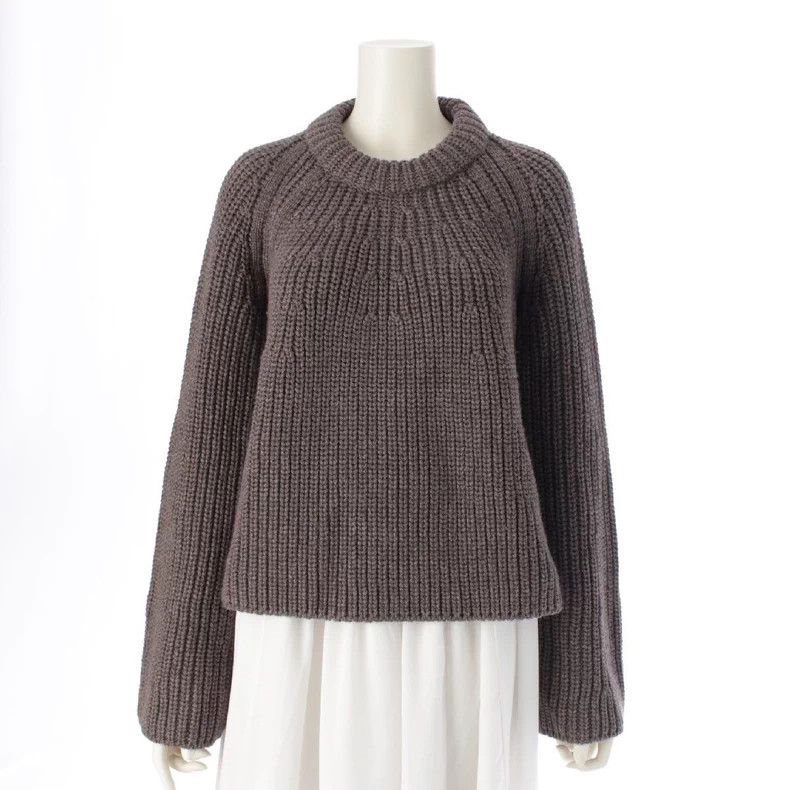 Hermes Hermes Brown Wool Crewneck Knit Sweater Size US S / EU 44-46 / 1 - 1 Thumbnail