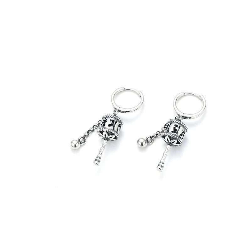 Jewelry Tibet Future Earrings One Pairs Chrome Jewelry Size ONE SIZE - 5 Thumbnail