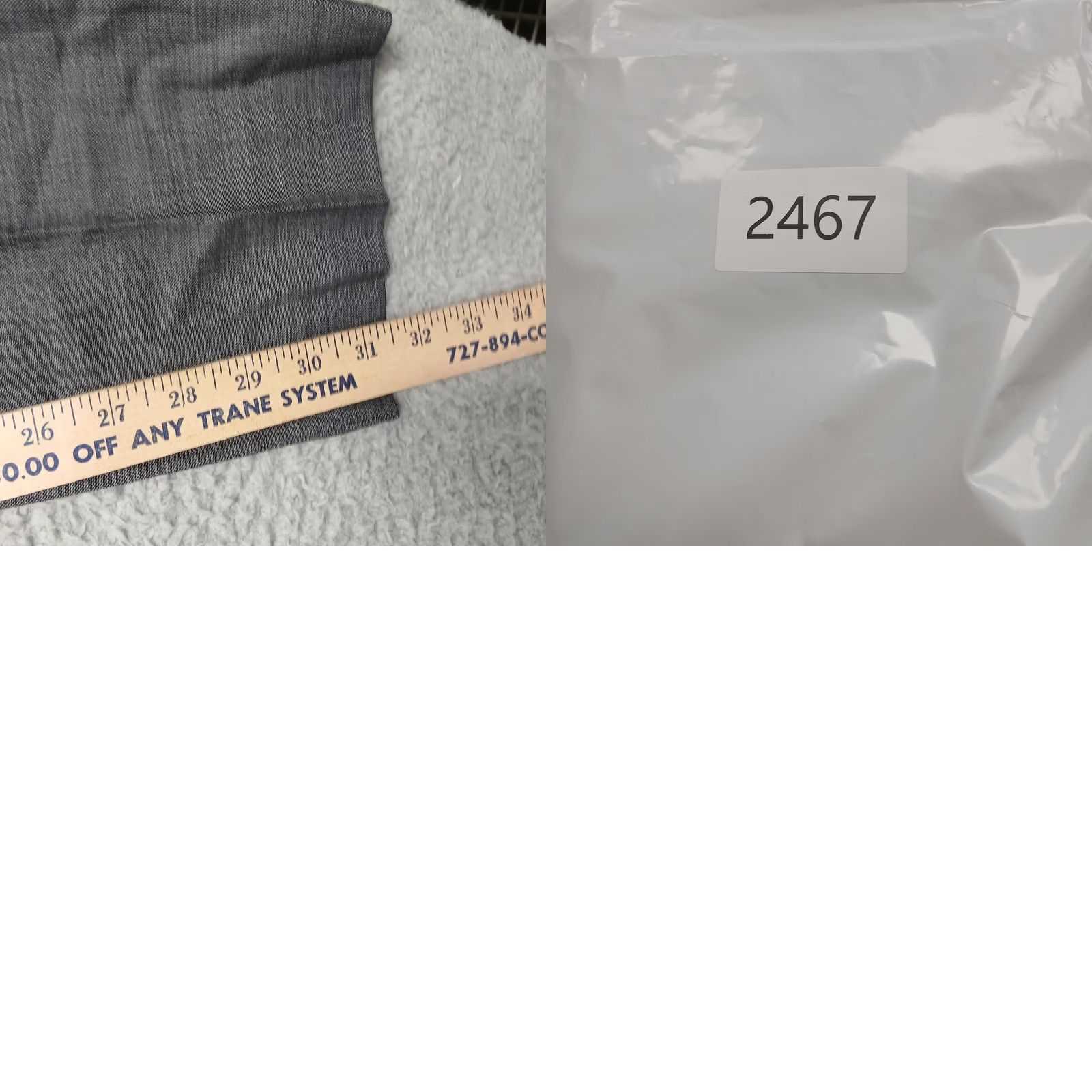 J.Crew J.Crew Ludlow Suit Pants Mens 35x32 Gray Slim Wool Blend Dress Trousers Size 34R - 8 Thumbnail