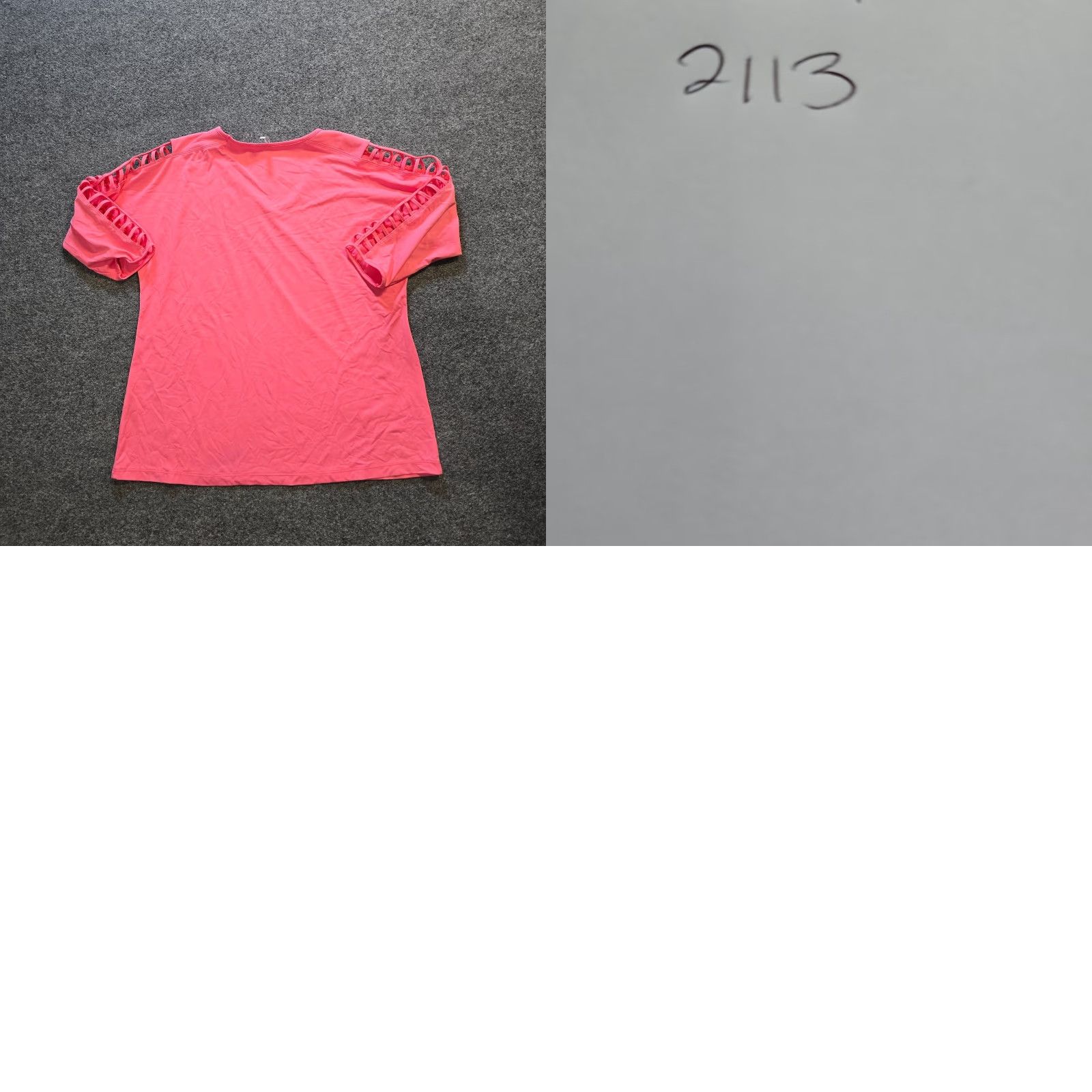 Vintage Lulu B Top Womens Medium Pink 3/4 Sleeve Blouse Knit Stretchy Casual Shirt Womens Size M / US 6-8 / IT 42-44 - 8 Thumbnail