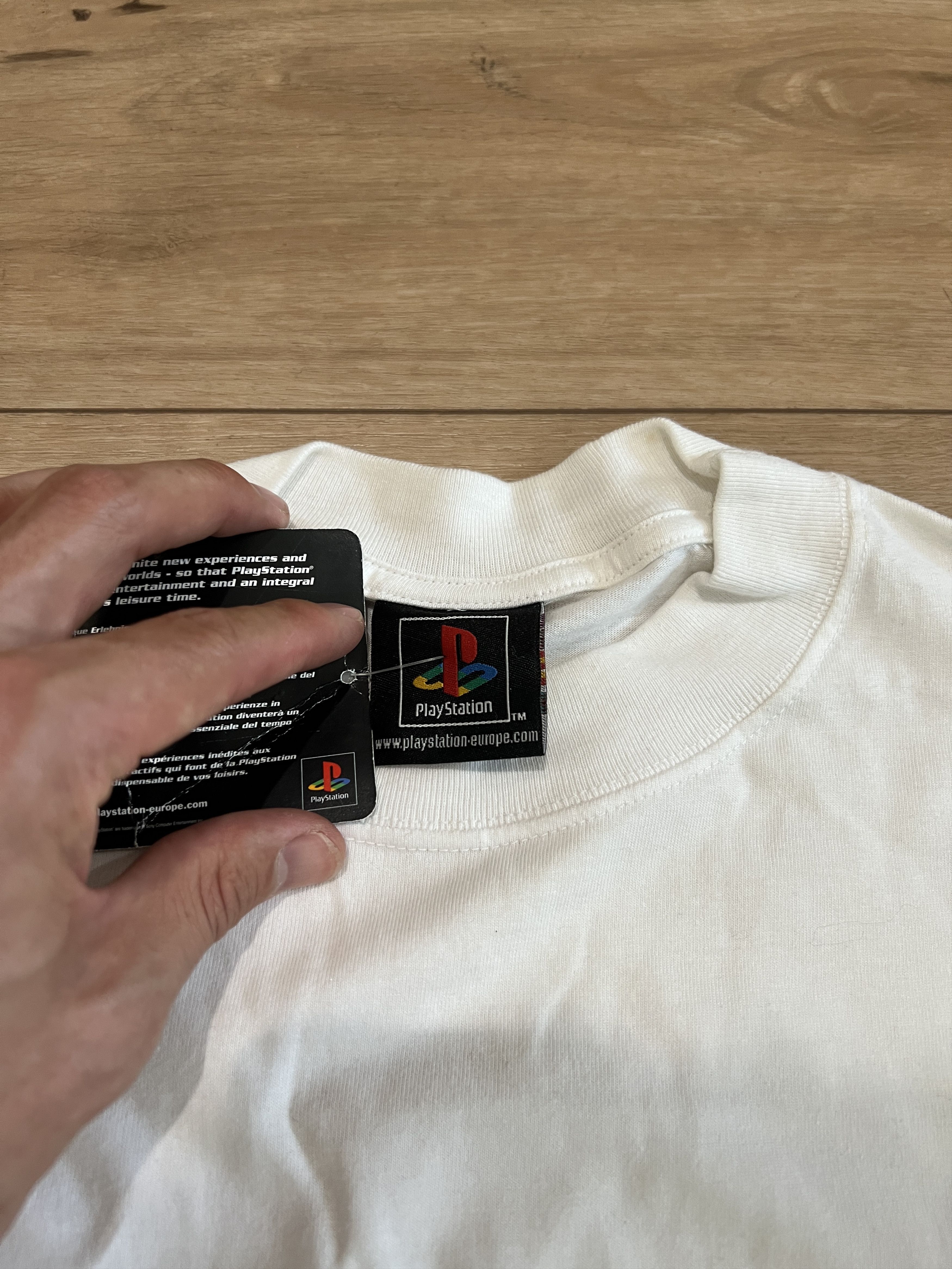 Playstation NWT Vintage PlayStation 1 White EU T-Shirt - Size XL Size US XL / EU 56 / 4 - 5 Thumbnail