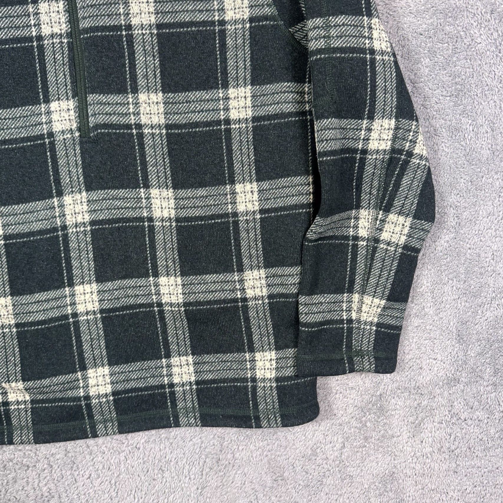 The North Face VINTAGE The North Face Gordon Lyons Jacket Mens L Plaid Fleece 1/2 Zip Size US L / EU 52-54 / 3 - 3 Thumbnail