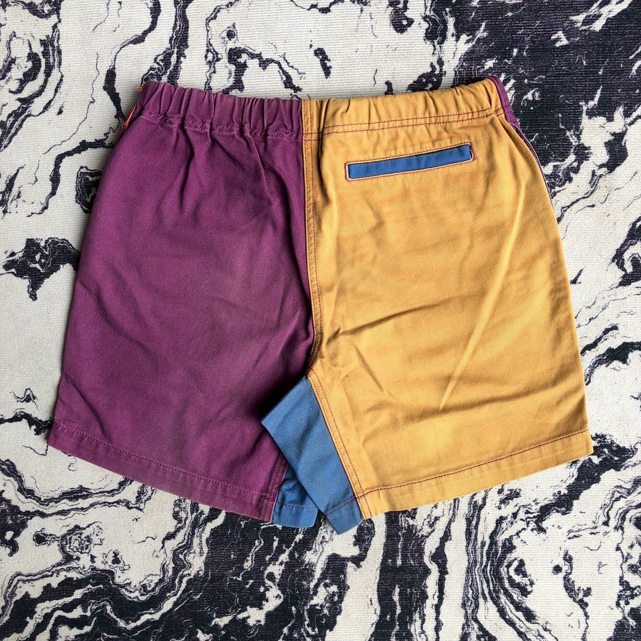 Ne-Net Ne-net by Issey Miyake Color Block Utility Shorts w/ Belt Size 28" / US 6 / IT 42 - 2 Thumbnail