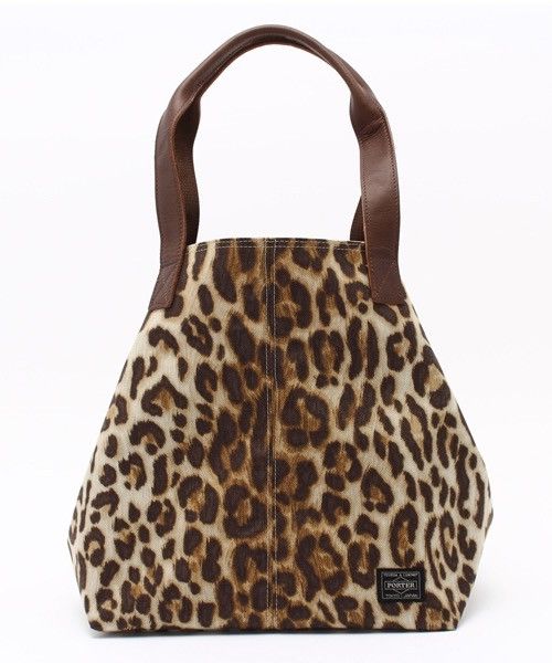 Head Porter Head Porter - Rare Leopard XL Tote Bag Size ONE SIZE - 8 Thumbnail