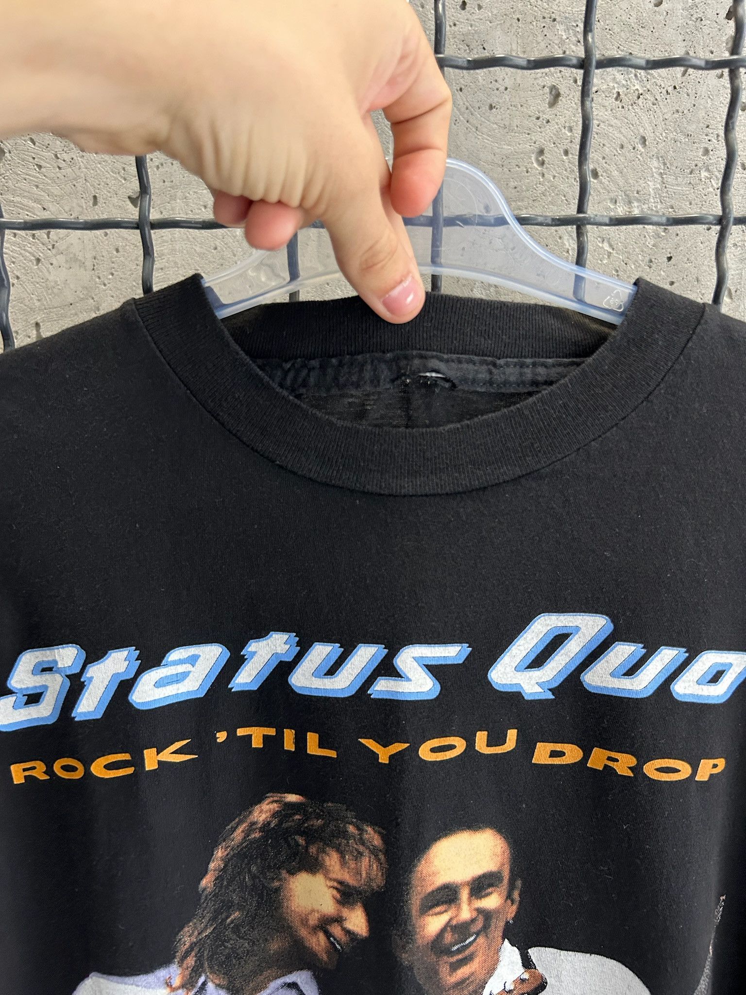 Band Tees Vintage 1992 Status Quo Rock'Til You Rock Band Tour T-shirt Size US M / EU 48-50 / 2 - 3 Thumbnail
