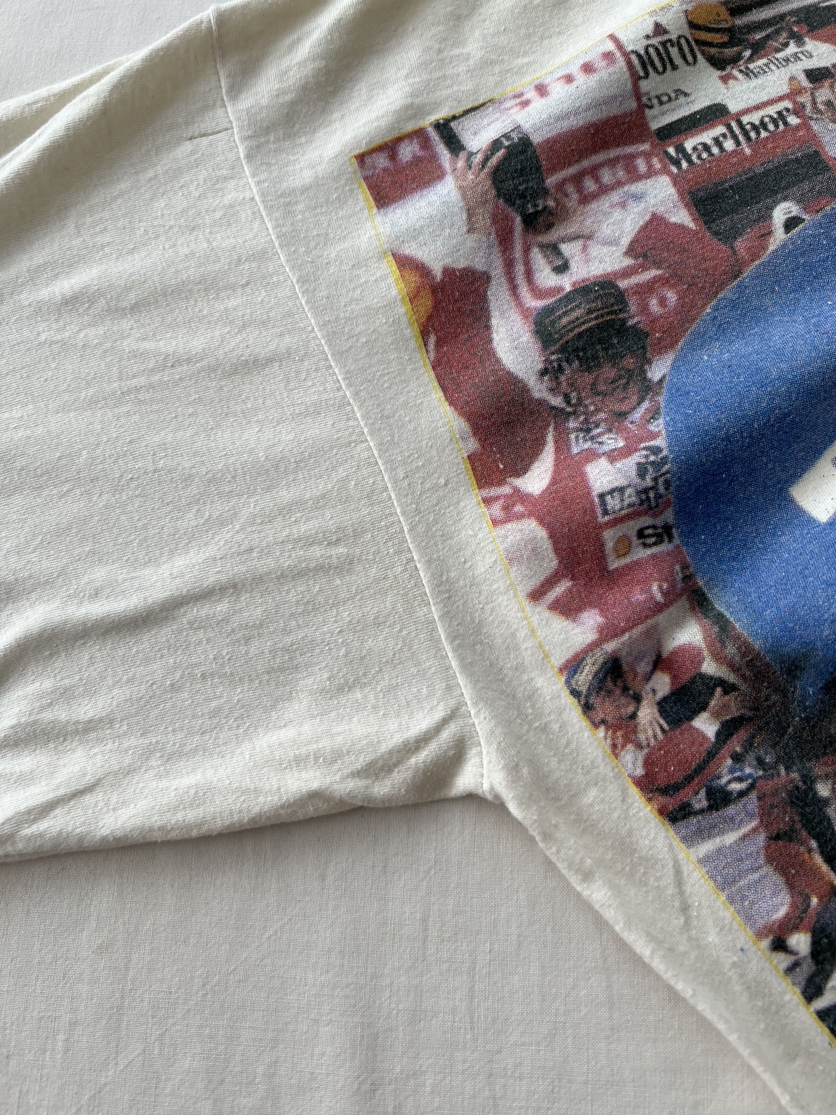 Formula 1 Vintage 90s Ayrton Senna Formula 1 F1 Renault AOP T-shirt Size US L / EU 52-54 / 3 - 9 Thumbnail
