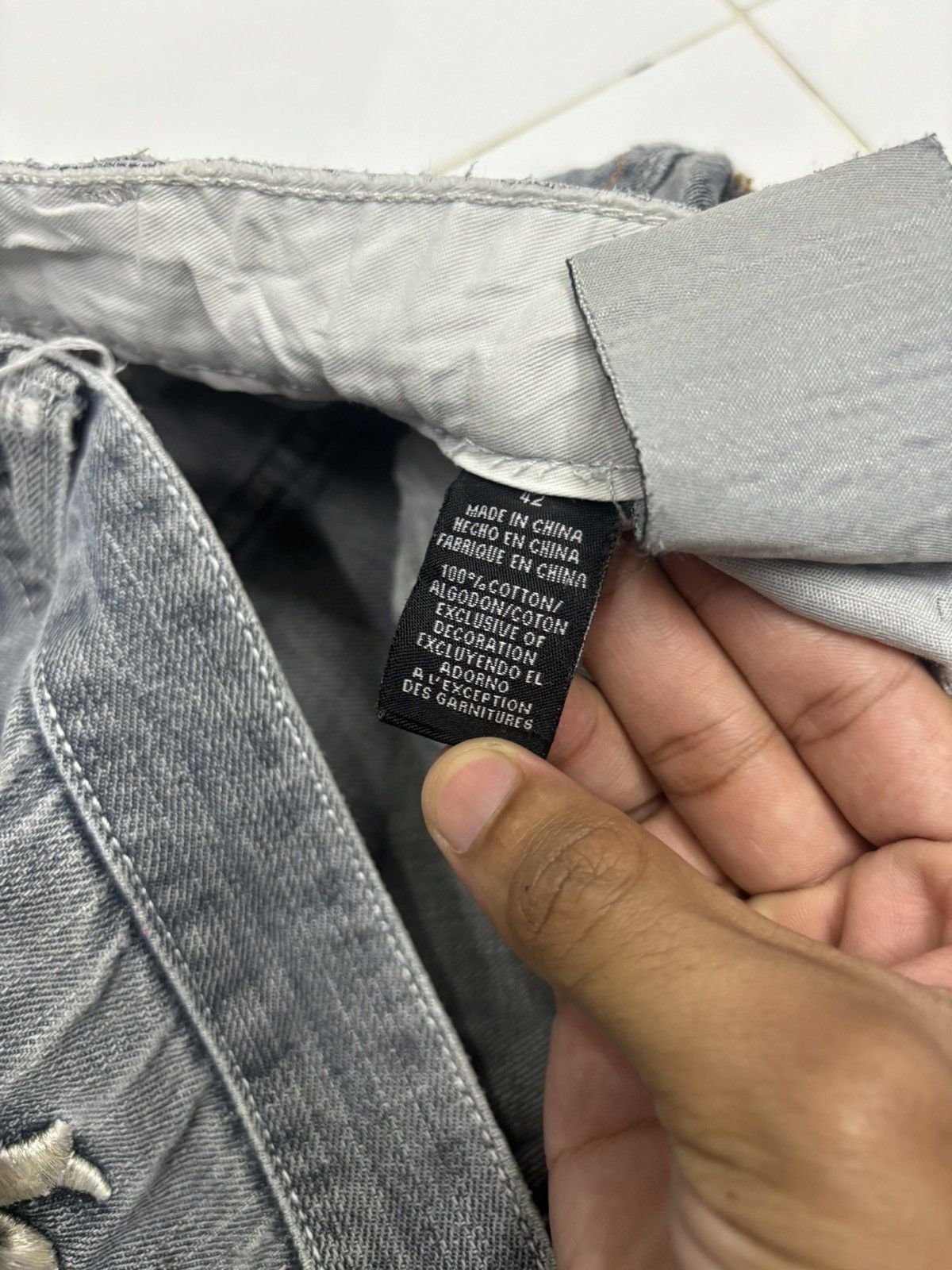Black Label × Independent Truck Co. × Japanese Brand 🔥RARE VINTAGE BLAC LABEL WIDE BAGGY JEANS LOVE EMBROIDERY Size US 40 / EU 56 - 16 Thumbnail
