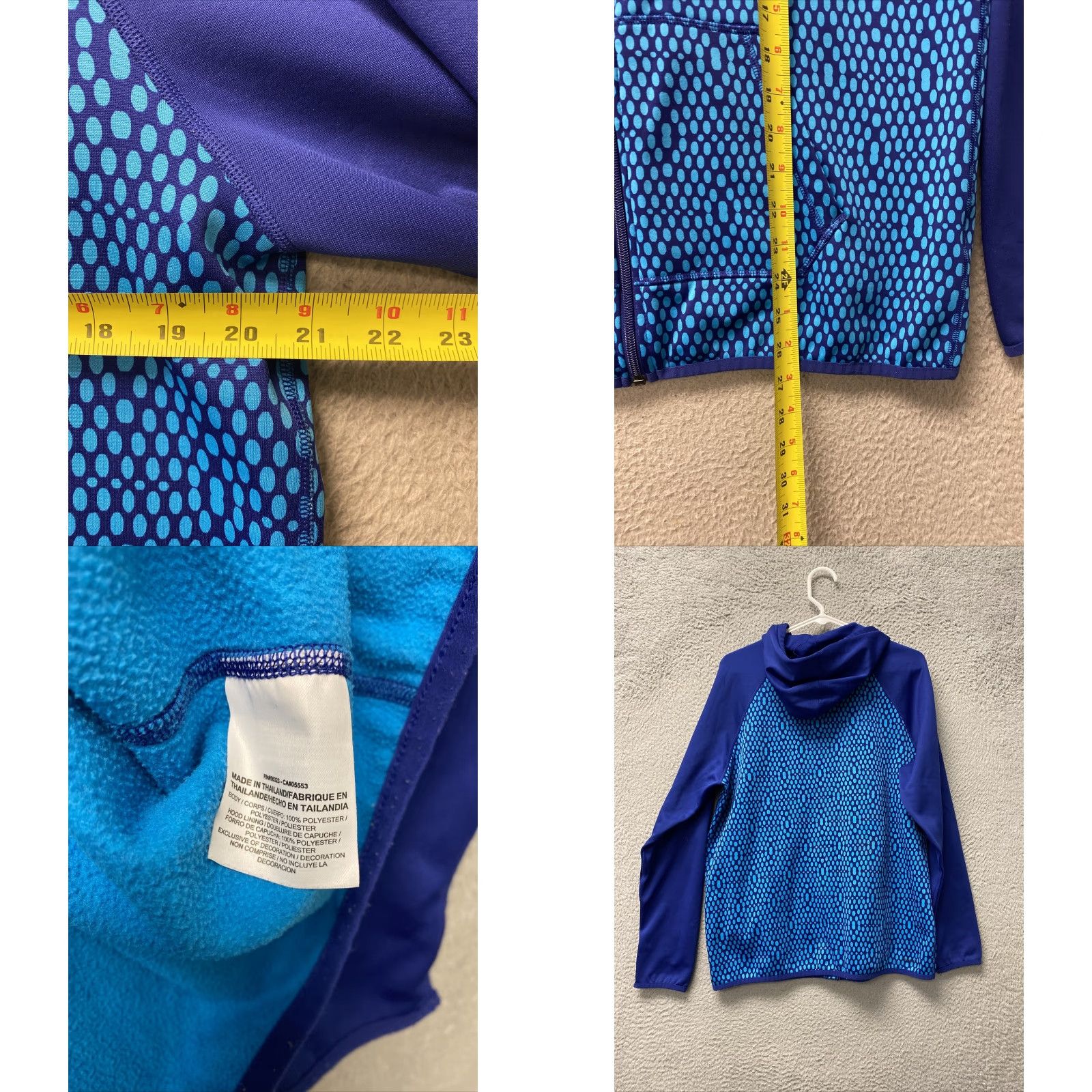 Nike NIKE WOMEN'S HOODIE ZIP HOODIE SWEATSHIRT BLUE FIT /47-80 FULL ZIP ALL TIME ACTIVEWEAR WOMEN'S LARGE L REGULAR Size L / US 10 / IT 46 - 8 Thumbnail