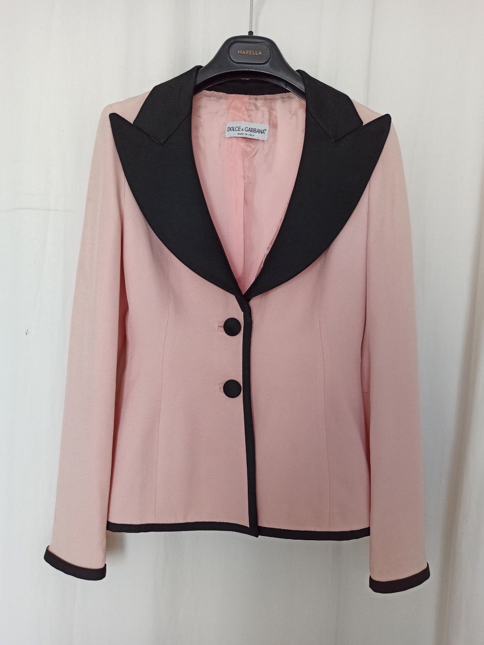 Dolce & Gabbana Dolce Gabbana 1992 Runway pink blazer + video Size S / US 4 / IT 40 - 10 Thumbnail