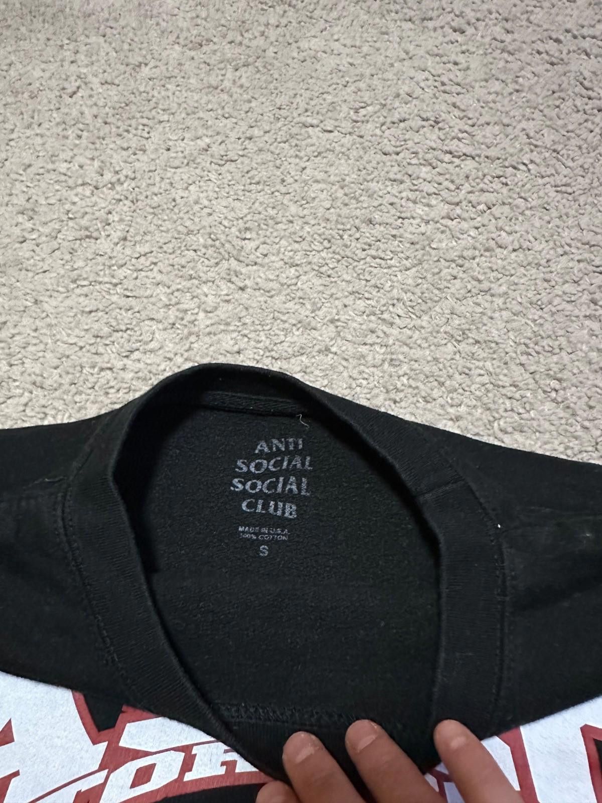 Anti Social Social Club Anti Social Social Club ASSC Black “Motorsport” Sweater Sz S Size US S / EU 44-46 / 1 - 4 Thumbnail