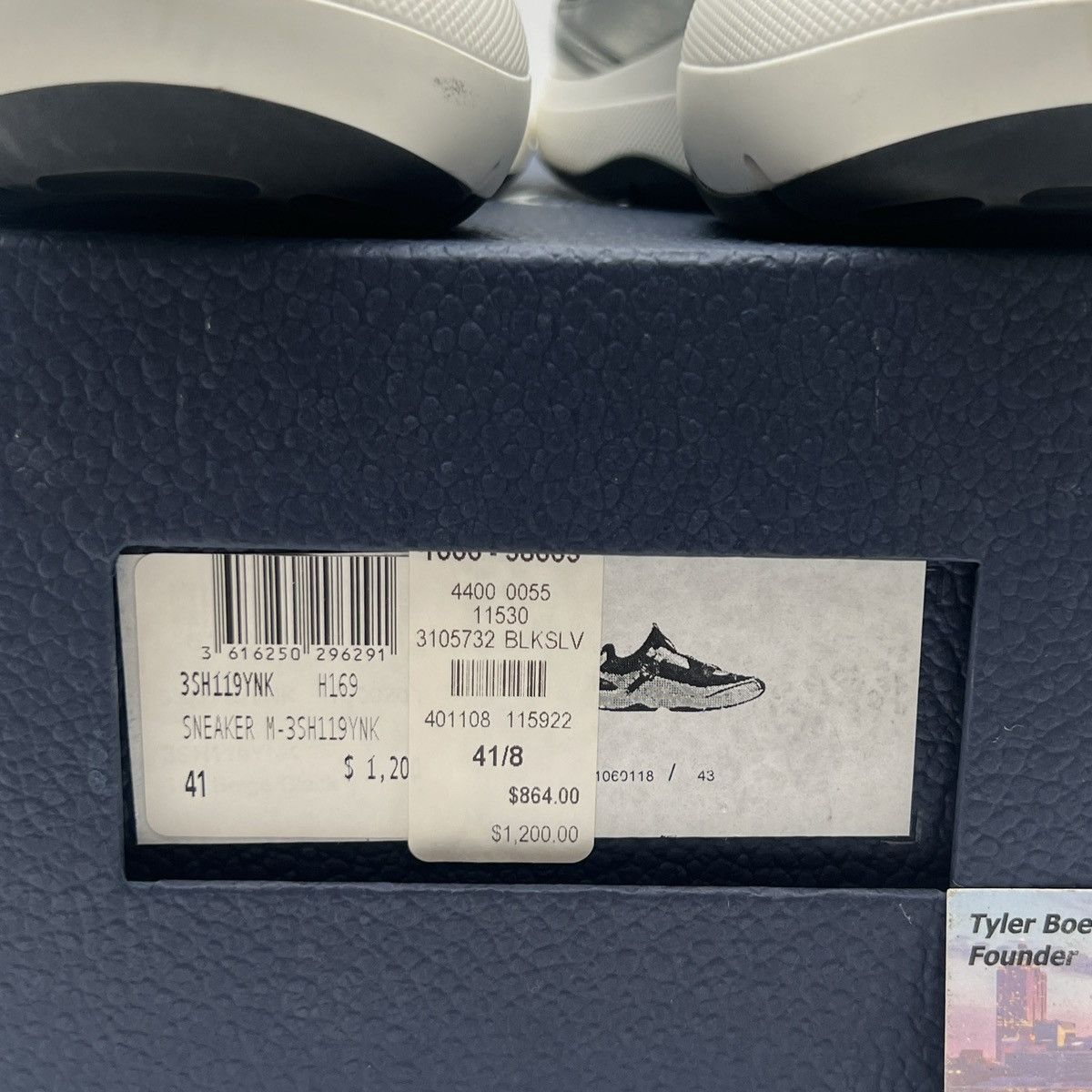 Dior Dior b24 runtek black silver Size US 8 / EU 41 - 6 Thumbnail