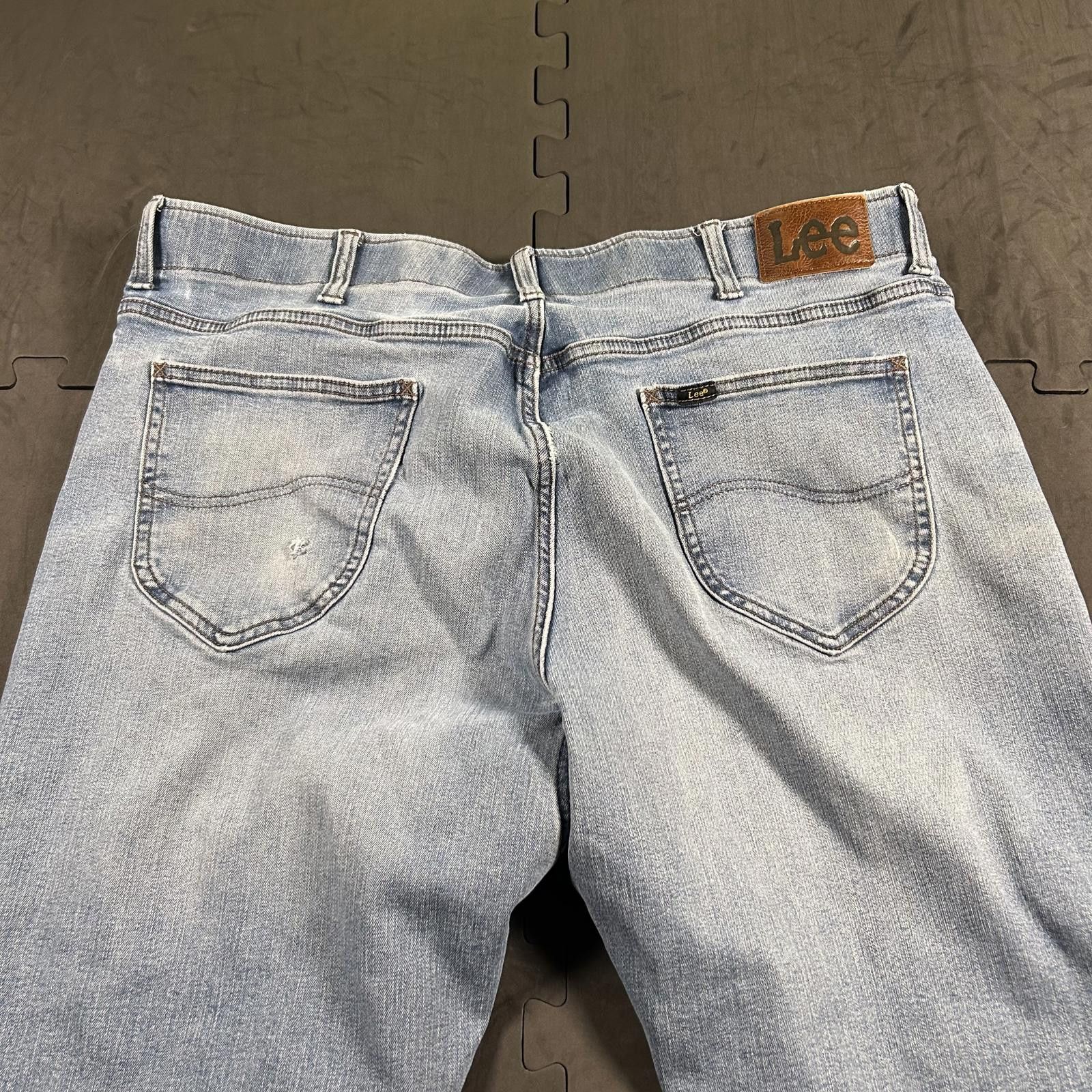 Lee Lee Men's Light Wash Jeans 42x32 Size US 42 / EU 58 - 6 Thumbnail