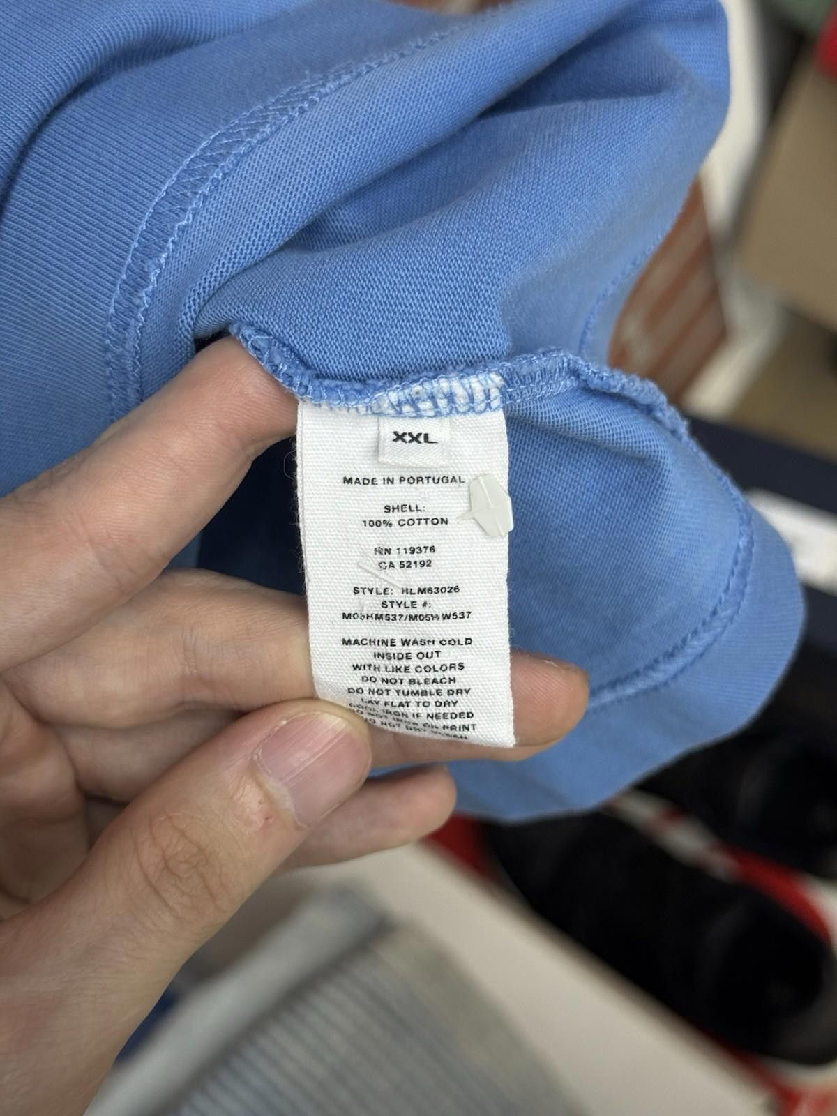 Helmut Lang Helmut Lang Men's T-Shirt Blue Size XXL 100% Dry Clean Size US XL / EU 56 / 4 - 11 Thumbnail