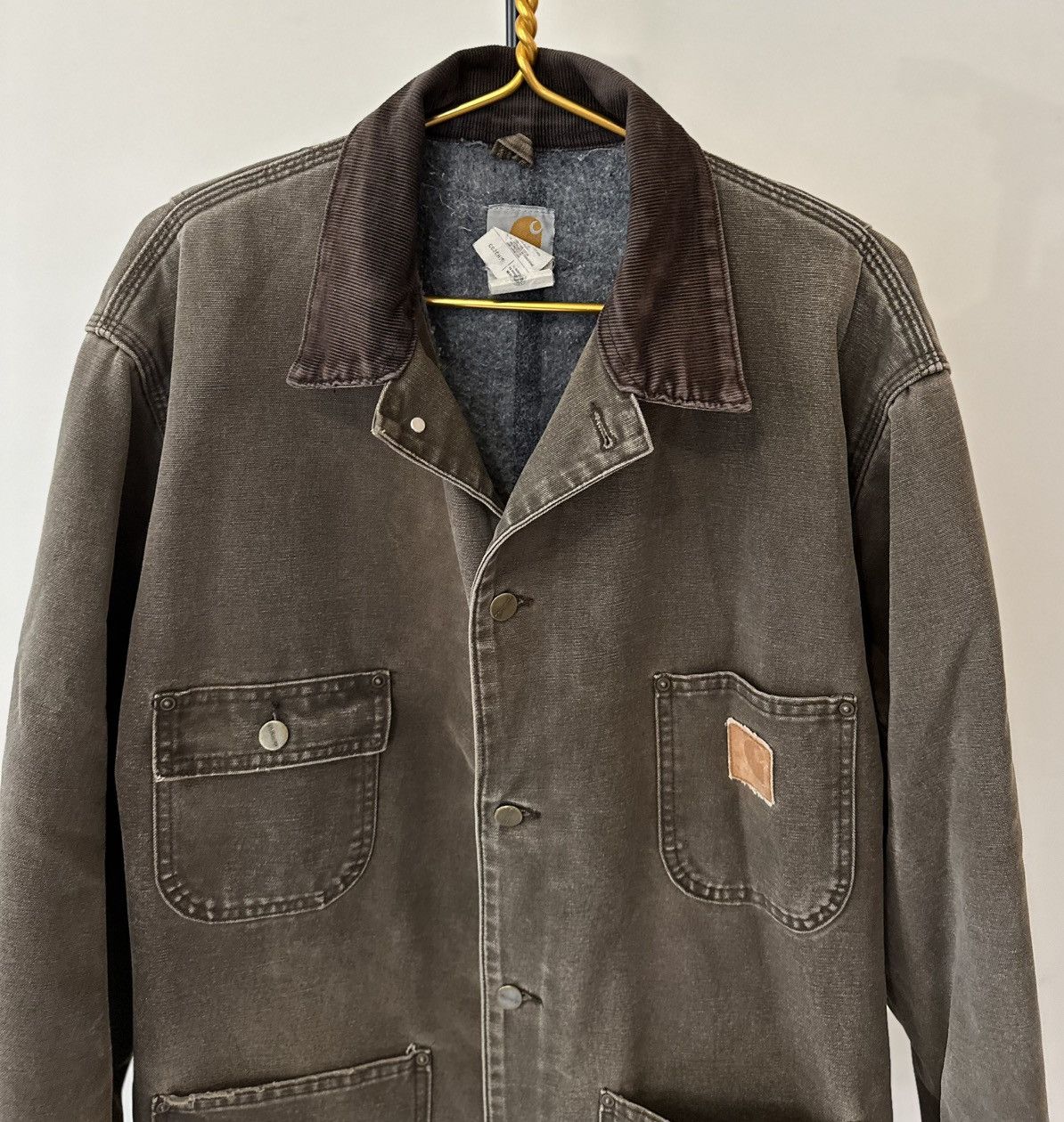 Carhartt × Vintage 🔥Vintage🔥90’s Carhartt Chore Coat C02CHT Size US XL / EU 56 / 4 - 2 Thumbnail
