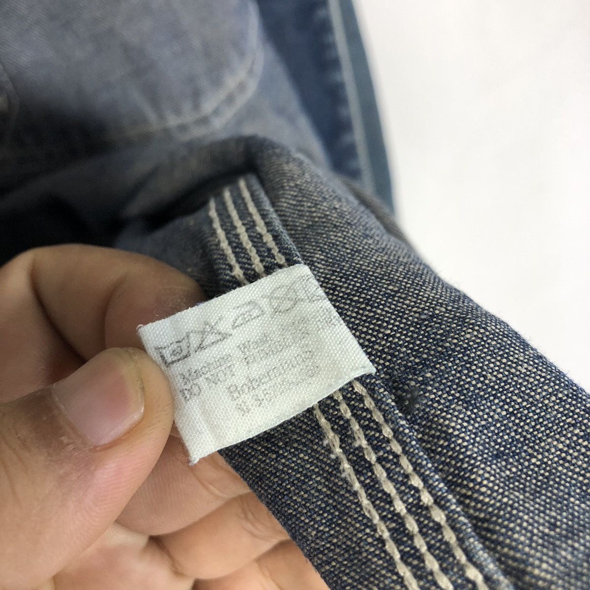 Japanese Brand × Vintage Bohemian Deeptone Sanforized Denim Japan Worker Jacket Size US M / EU 48-50 / 2 - 8 Thumbnail