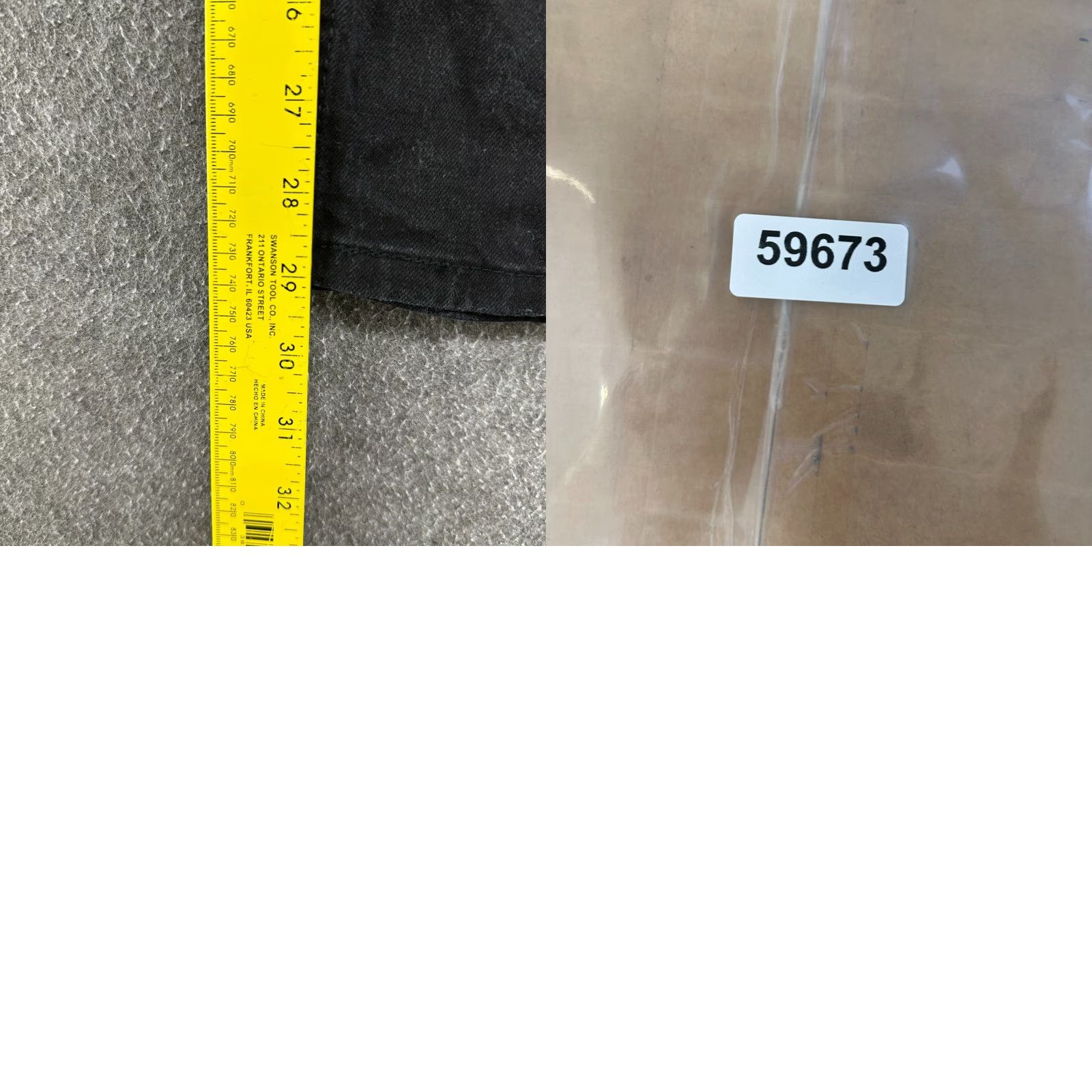 Levi's Levis 505 Jeans Mens 32x29 Black Regular Fit Straight Leg Dark Wash Stretch Size US 32 / EU 48 - 8 Thumbnail