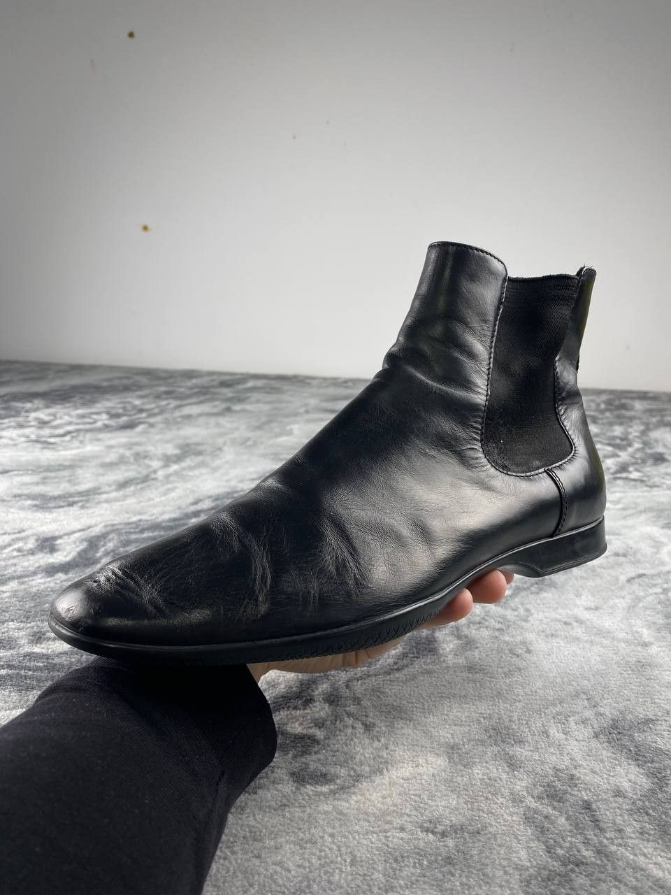 Prada Prada Sport Leather Chelsea Boots Men Size 6.5 Black Size US 7.5 / EU 40-41 - 13 Thumbnail