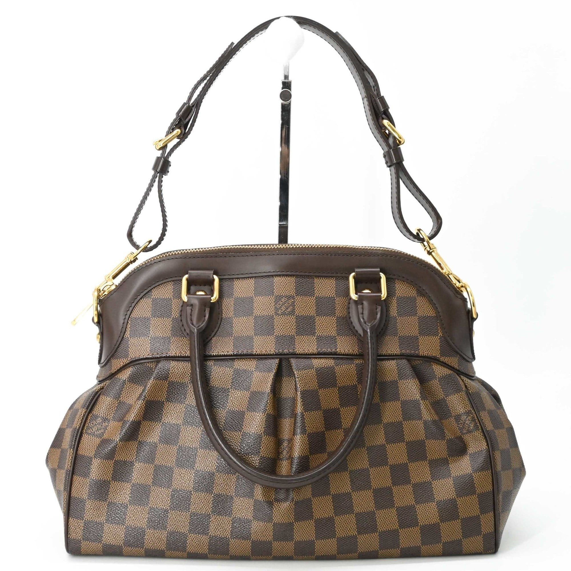 Louis Vuitton LOUIS VUITTON Trevi GM Ebene Damier Brown Shoulder Bag Handbag N51998 Size ONE SIZE - 1 Thumbnail