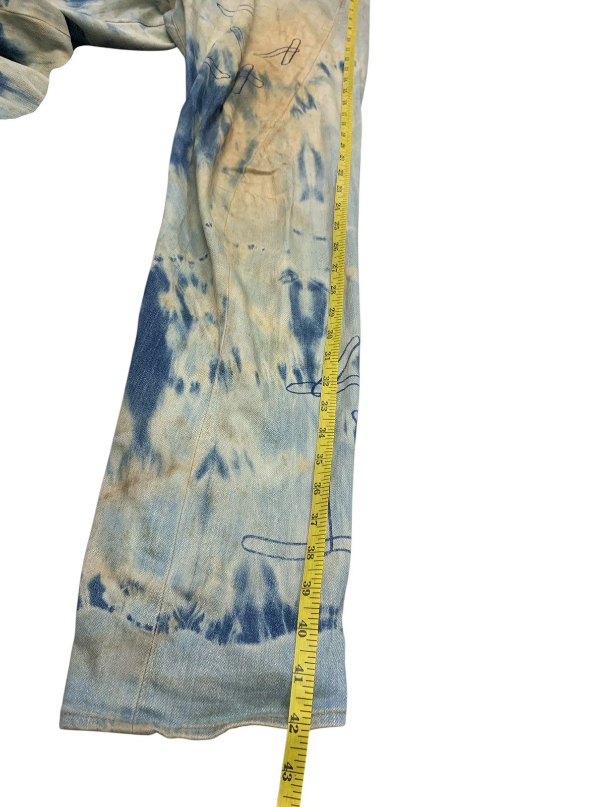 Levi's Vintage Clothing Rare Levi's Engineered Jeans Acid Washed Printed Mens Jeans Size US 35 - 17 Thumbnail