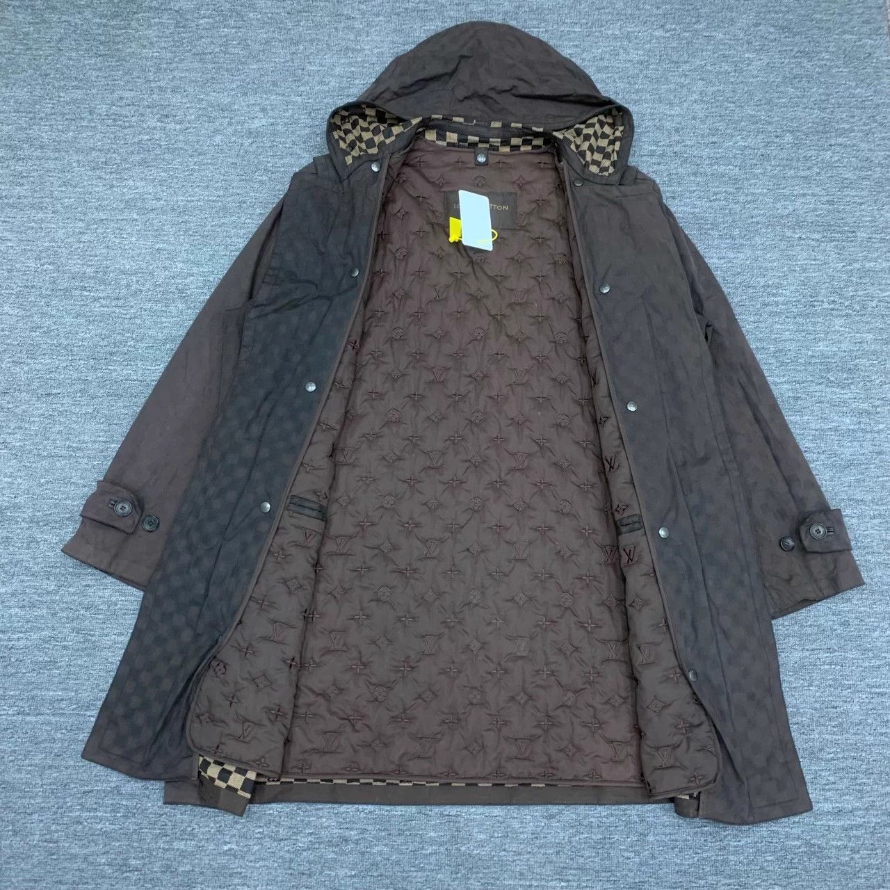 Louis Vuitton LV Brown Check Coat Size 56 9/10 Size US XL / EU 56 / 4 - 7 Thumbnail