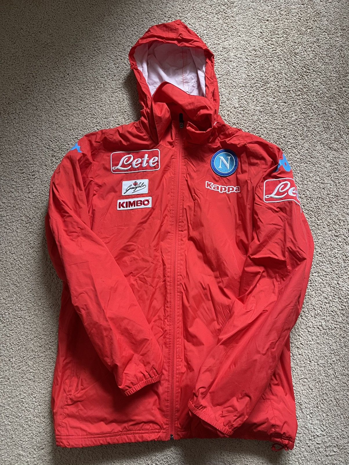 Kappa Kappa Napoli 16/17 Training jacket Size US L / EU 52-54 / 3 - 3 Thumbnail