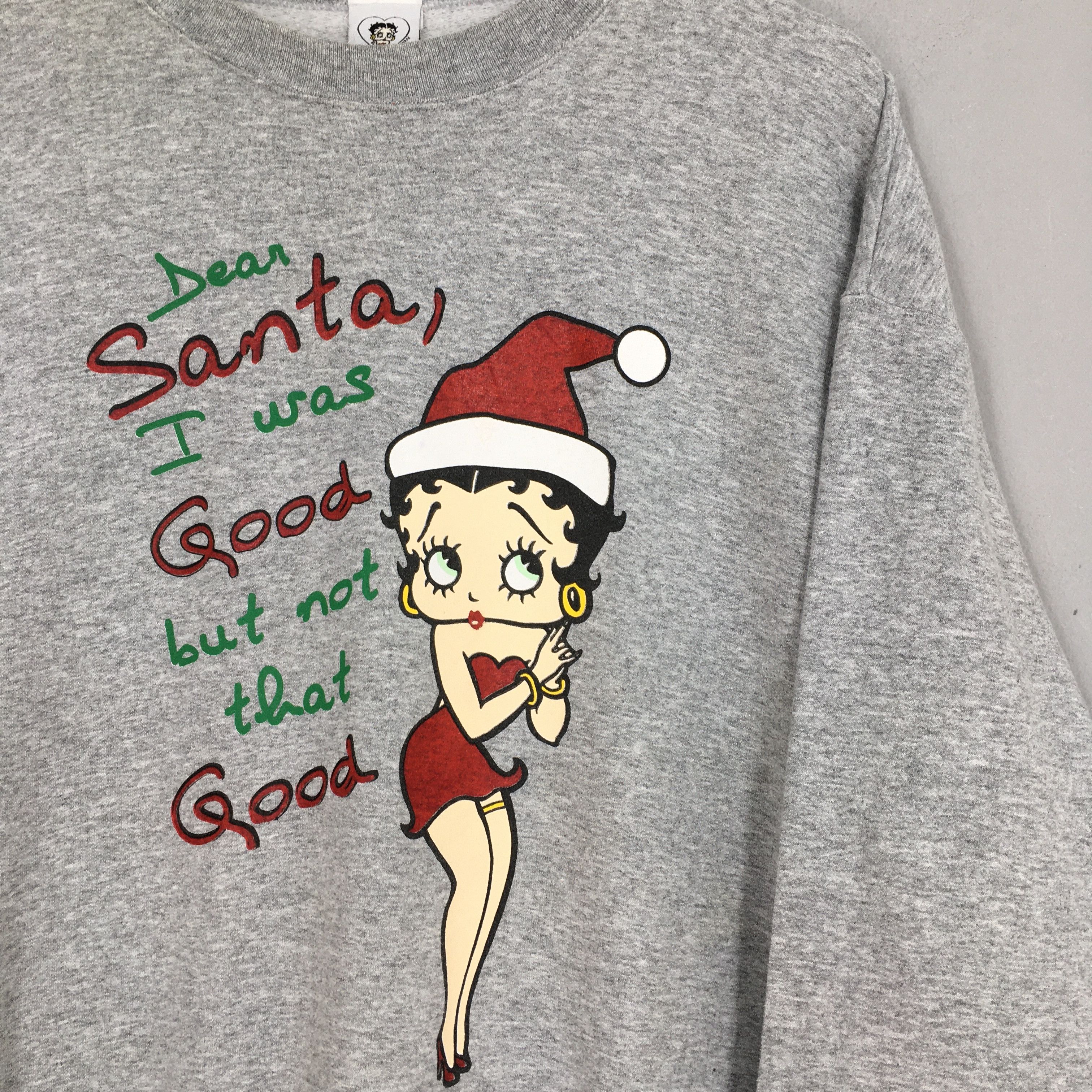 Cartoon Network × Disney × Vintage intage Betty Boop Christmas Cartoon Sweatshirt XLarge Size US XL / EU 56 / 4 - 2 Thumbnail
