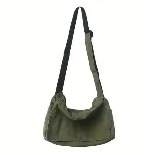 VIBE Vintage Handbag Canvas Teenager Shoulder Tote Bags Size ONE SIZE - 5 Thumbnail