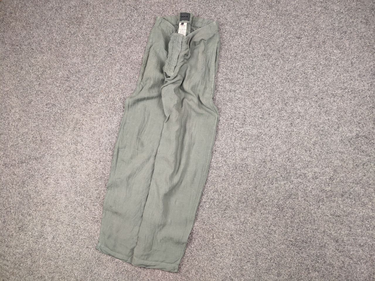 OSKA Oska Germany Design Linen pistachio color Light Baggy Pants Size 36" / US 14 / IT 50 - 3 Thumbnail