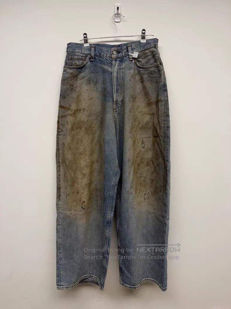 Acne Studios Acne Studios Mud-dyed Wasteland Distressed Baggy Loose Fit Size US 30 / EU 46 - 1 Thumbnail