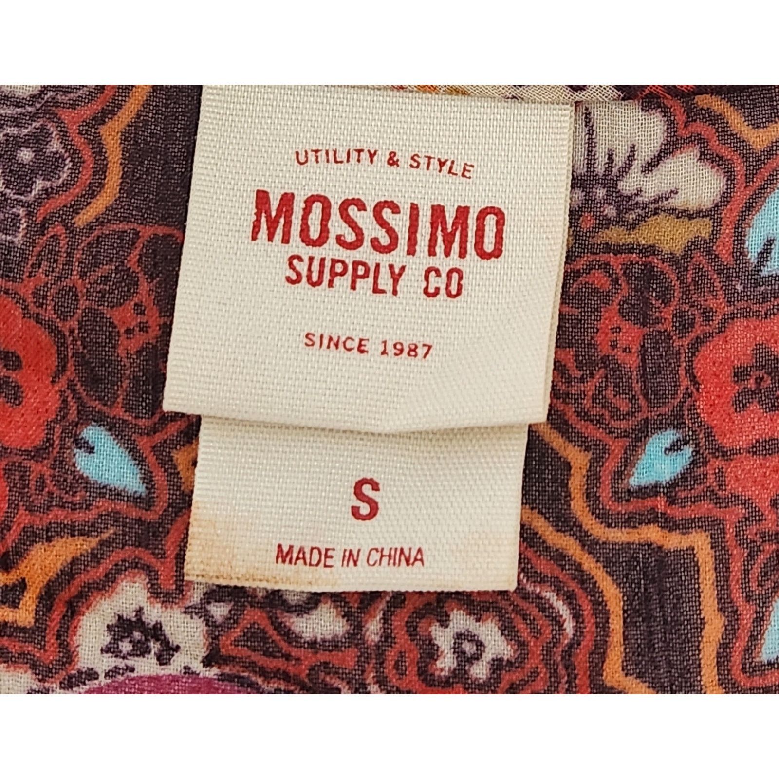 Mossimo Mossimo Brown Red Floral Print Pleated Sleeveless Top Small Size S / US 4 / IT 40 - 5 Thumbnail