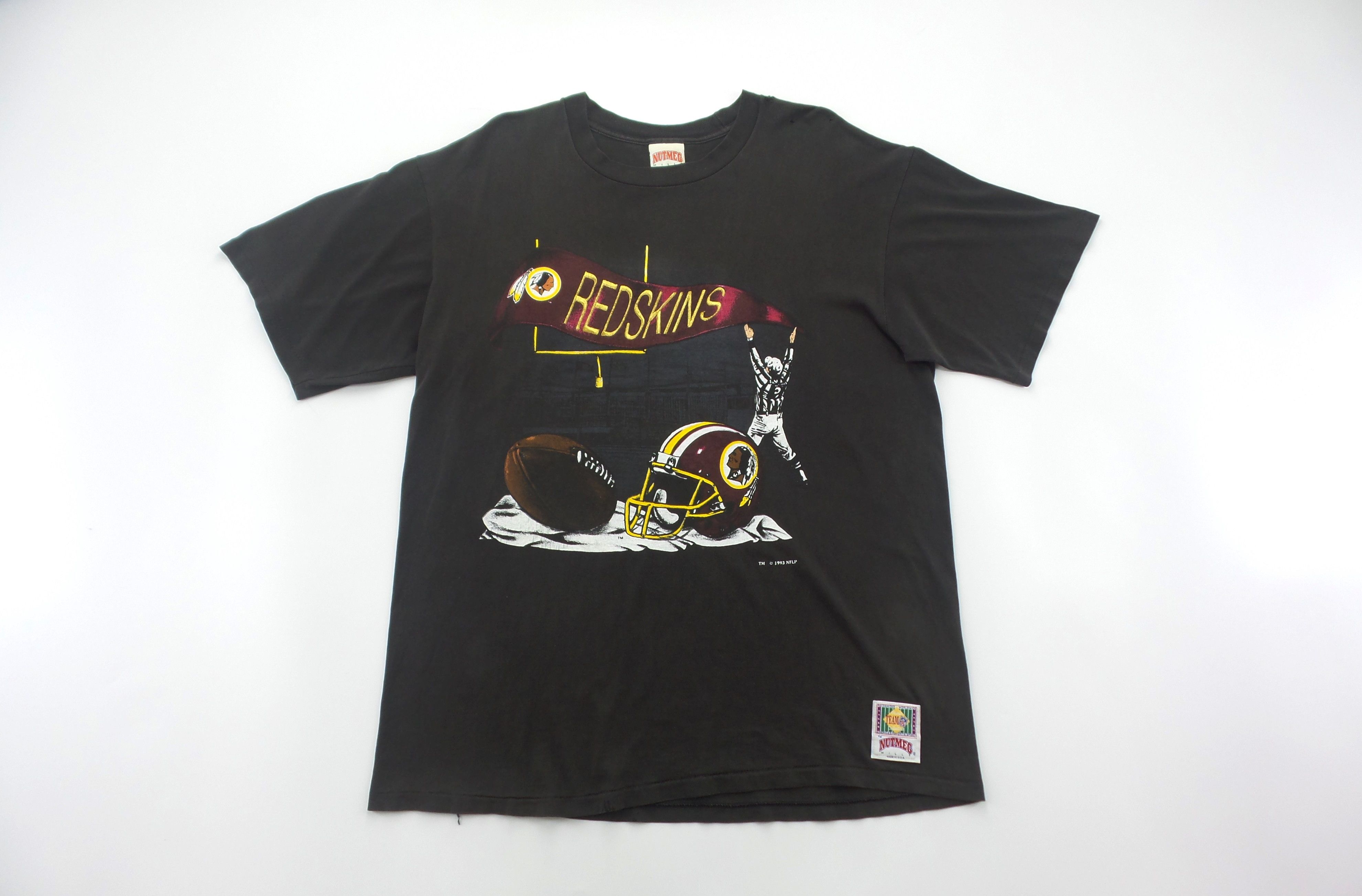NFL × Nutmeg × Vintage DISTRESSED Nutmeg Mills 'Washington Redskins' T-shirts Size US XL / EU 56 / 4 - 1 Thumbnail