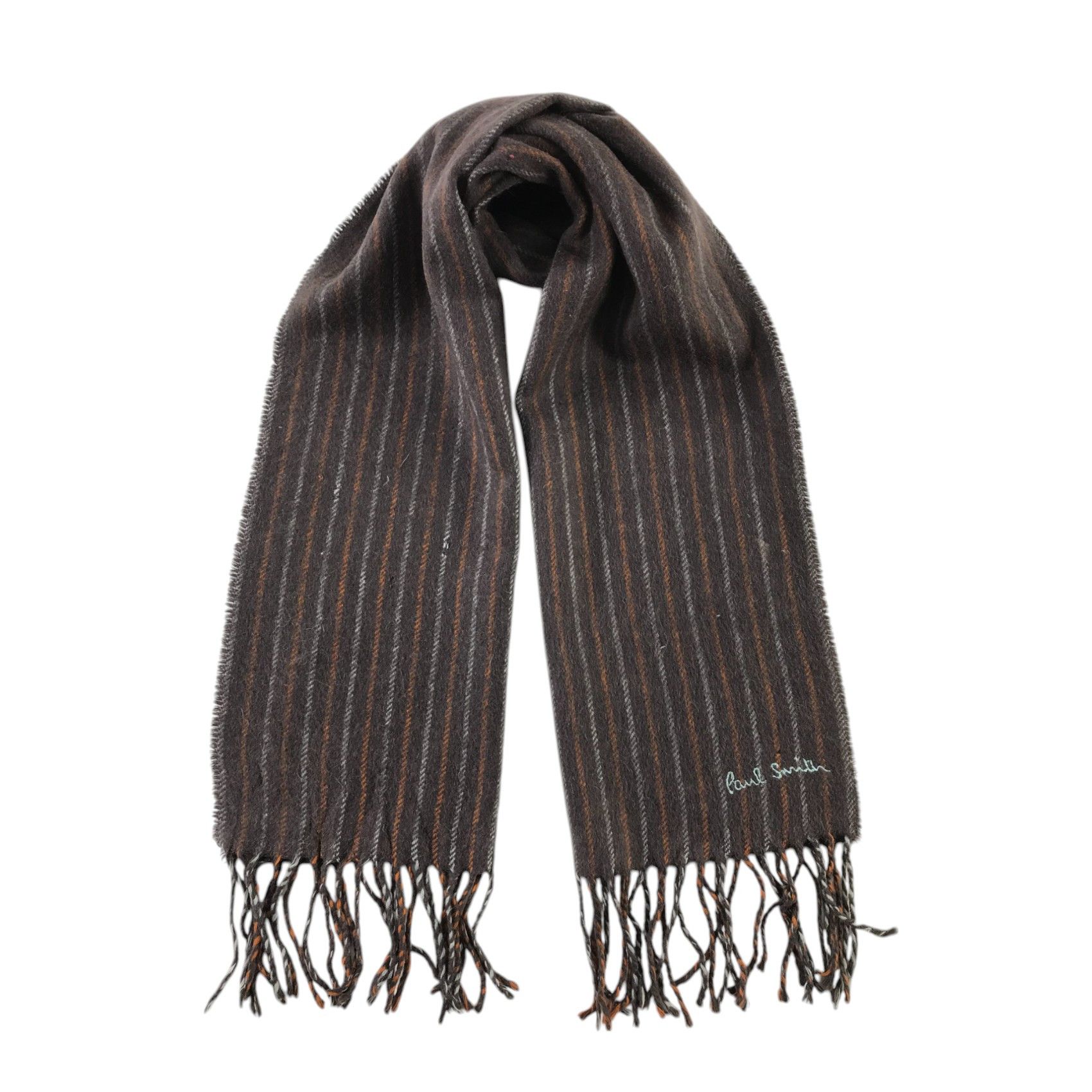 Paul Smith × Vintage Paul Smith Scarf / Muffler / Neckwear - WW2104 Size ONE SIZE - 1 Thumbnail