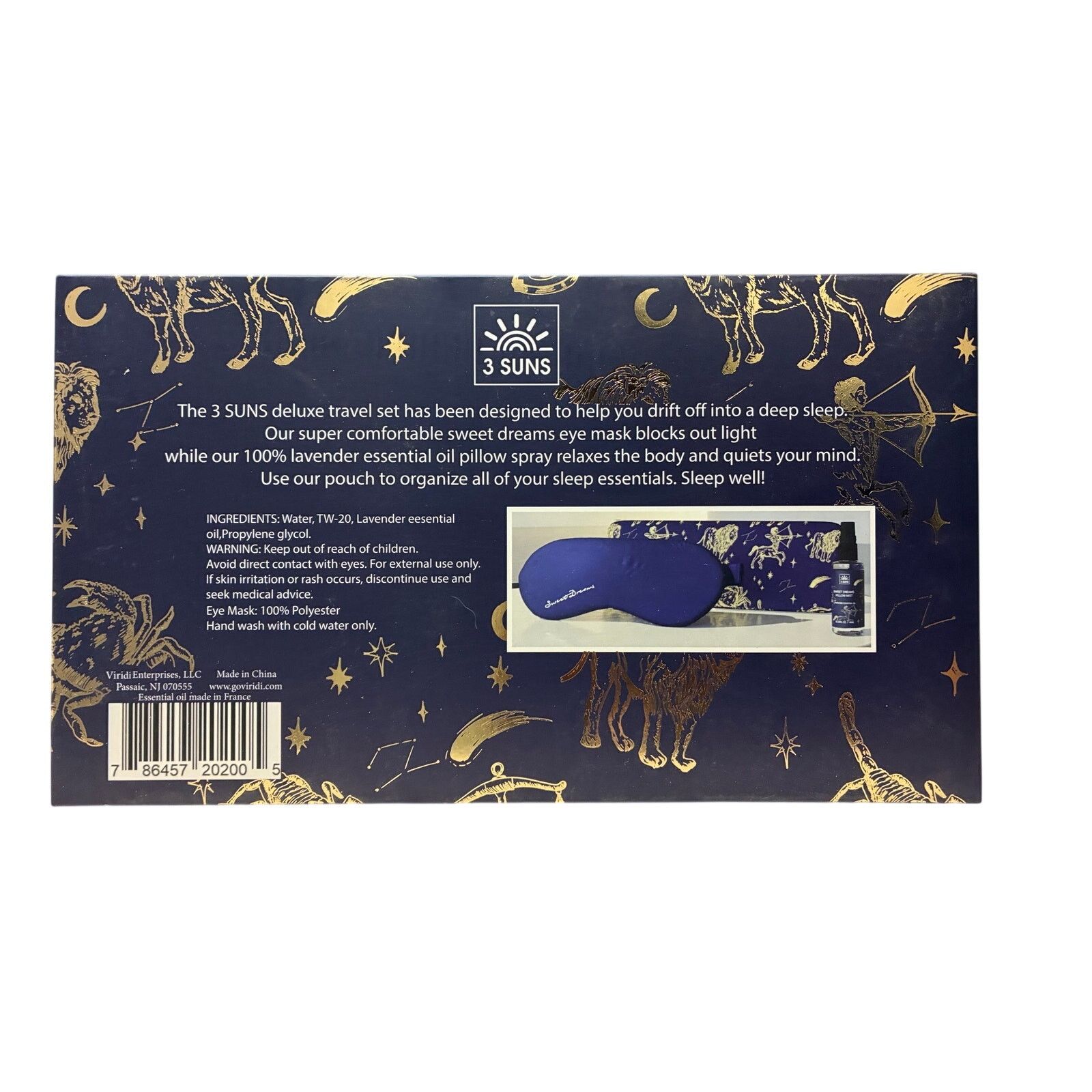 The Unbranded Brand Silk Eye Sleep Mask Bundle Travel Pouch Case And Calming Size ONE SIZE - 2 Thumbnail