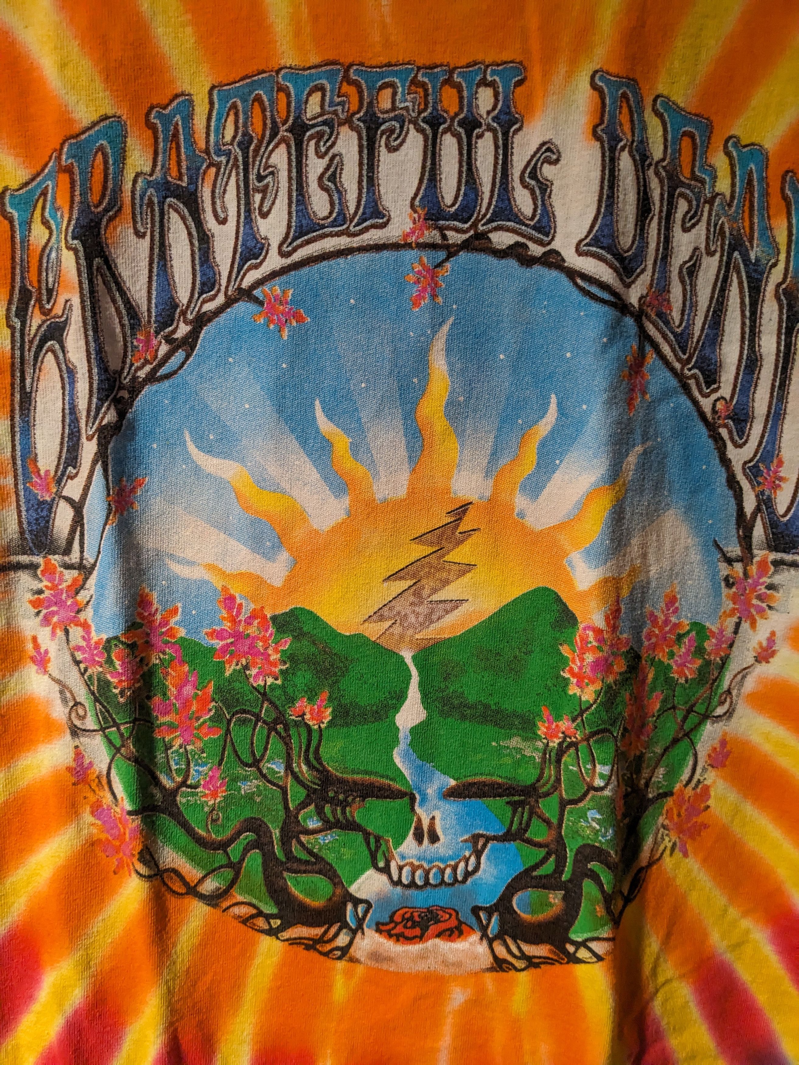 Grateful Dead × Vintage Vintage Y2K Grateful Dead Sunrise Band Music Medium T-Shirt Size US M / EU 48-50 / 2 - 2 Thumbnail