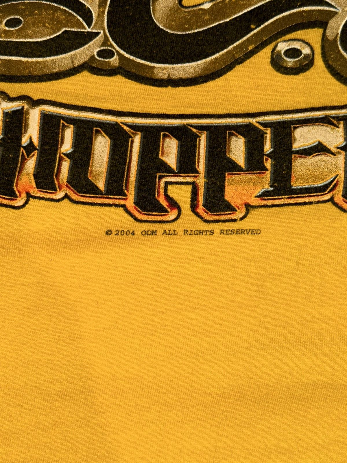 Vintage VTG Y2K 2000s OCC Orange County Choppers Yellow Tee 2XL Size US XXL / EU 58 / 5 - 8 Thumbnail