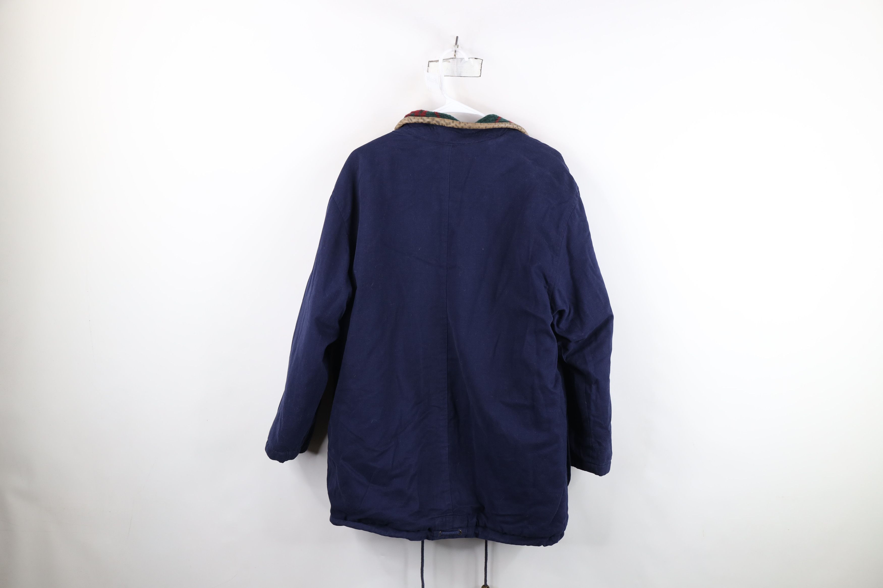 Vintage Vintage 90s Streetwear Reversible Fair Isle Canvas Jacket Size US S / EU 44-46 / 1 - 14 Thumbnail