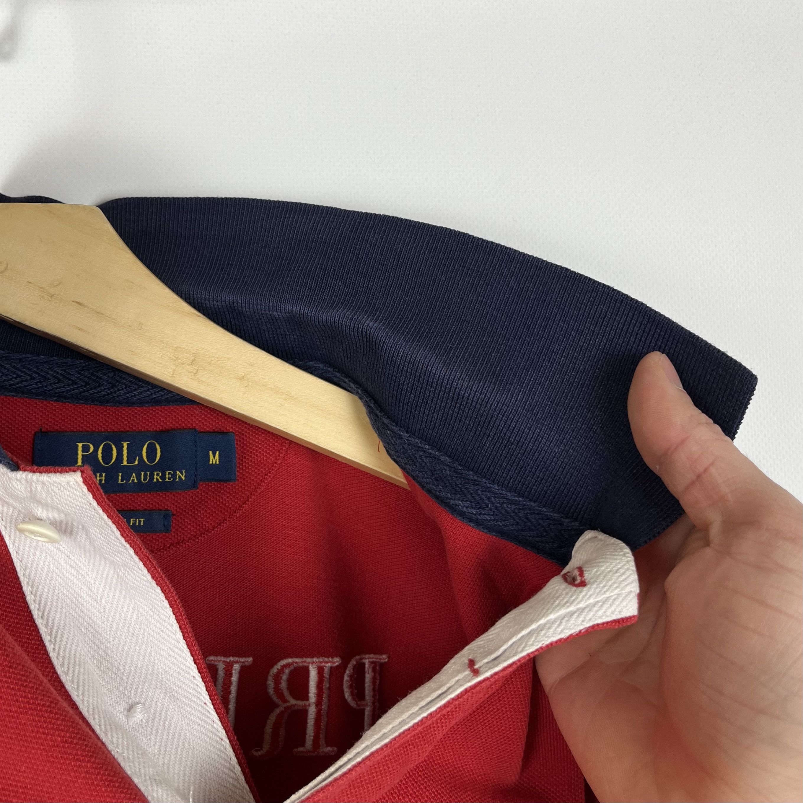 Polo Ralph Lauren Vintage Polo Ralph Lauren Big Logo Polo Shirt 90’s Size US M / EU 48-50 / 2 - 16 Thumbnail
