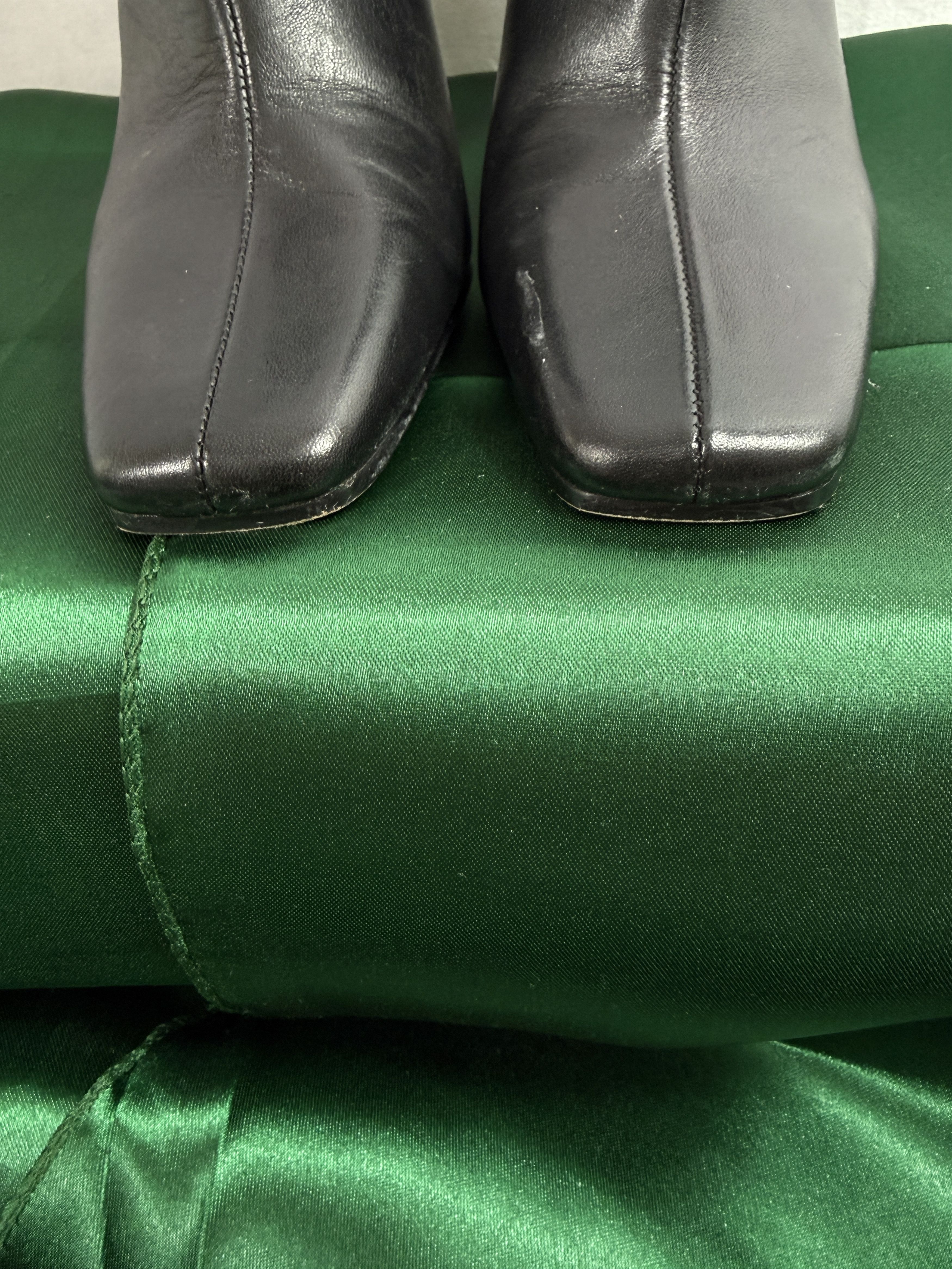 Steve Madden Steve Madden Black Leather Boots Size US 6 / IT 36 - 8 Thumbnail