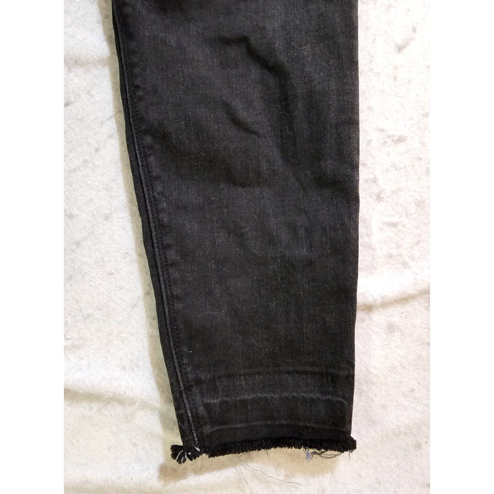 Spanx Spanx Jeans Black Stretch Denim Pull On High Rise Skinny Ankle Jegging Womens XL Size 40" / US 18 - 6 Thumbnail