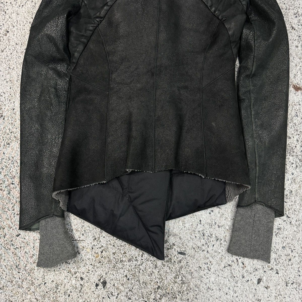 Isaac Sellam Experience Isaac Sellam Experience Lambskin Leather Down Puffer Jacket Size XS / US 0-2 / IT 36-38 - 16 Thumbnail