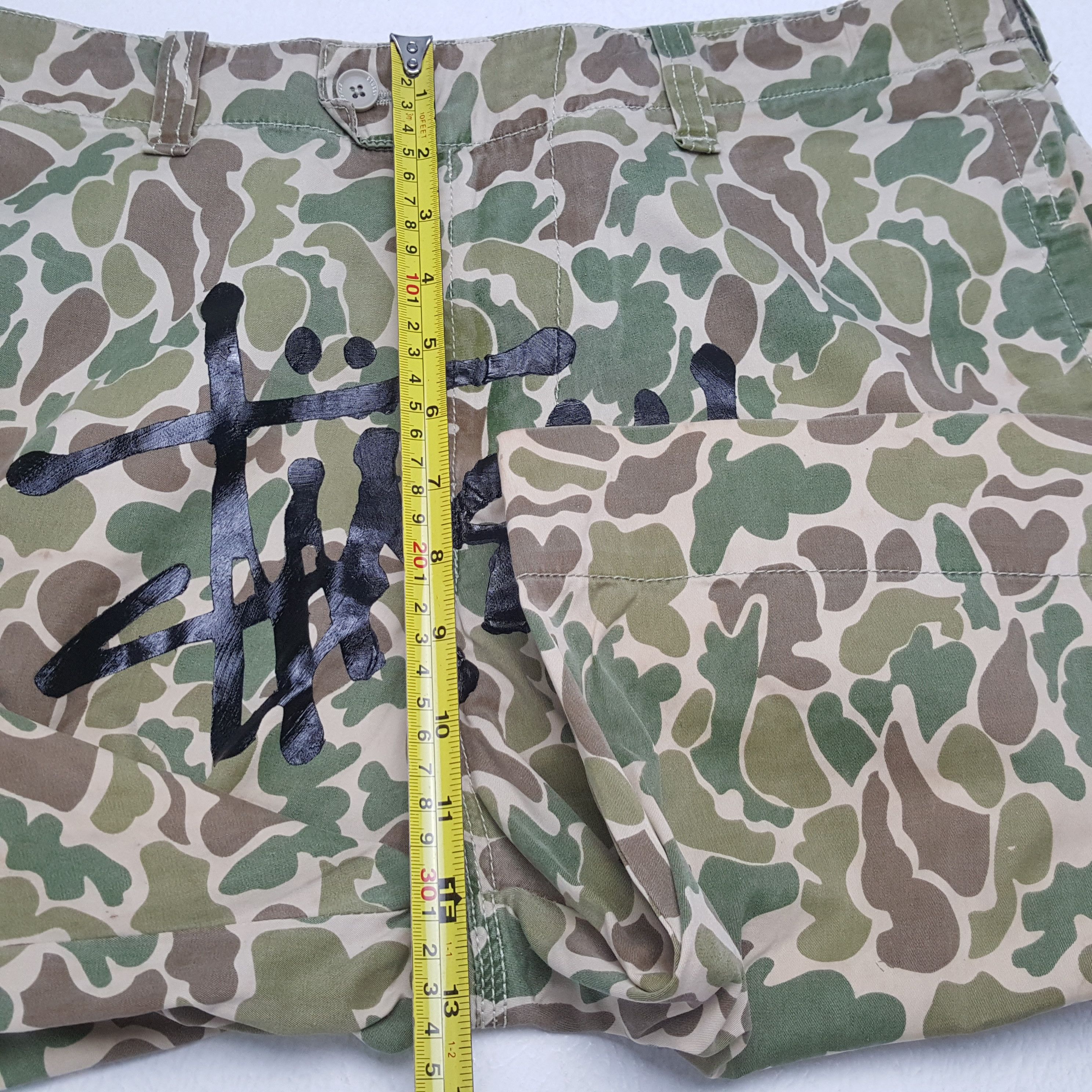 Stussy × Vintage STUSSY Streetwear Custom Art Logo Style Short Pants Size US 30 / EU 46 - 4 Thumbnail