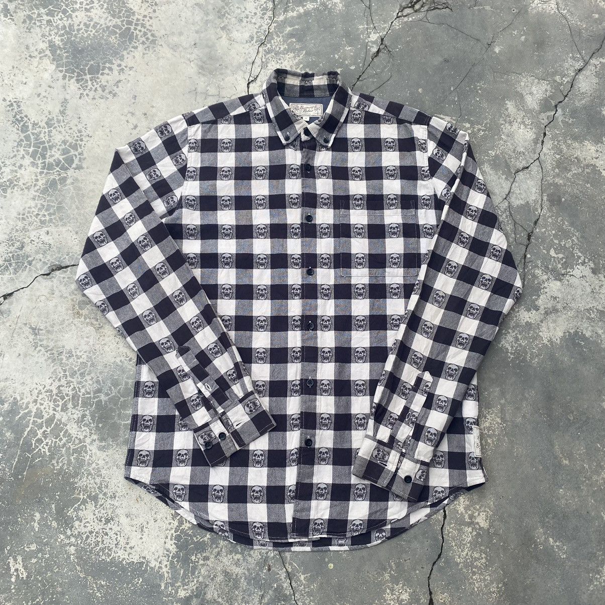 Other 🔥BURNING PALMS🔥 Skull knitted flannel Size US M / EU 48-50 / 2 - 2 Thumbnail