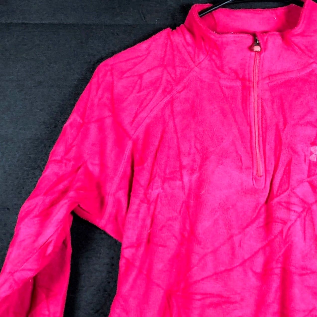 Under Armour Under Armour Womens Sweater Pink 1/4 Zip Fleece Lightweight Small Pullover Long Sleeve Casual Workwear Mens Womens Girls Size S / US 4 / IT 40 - 4 Thumbnail