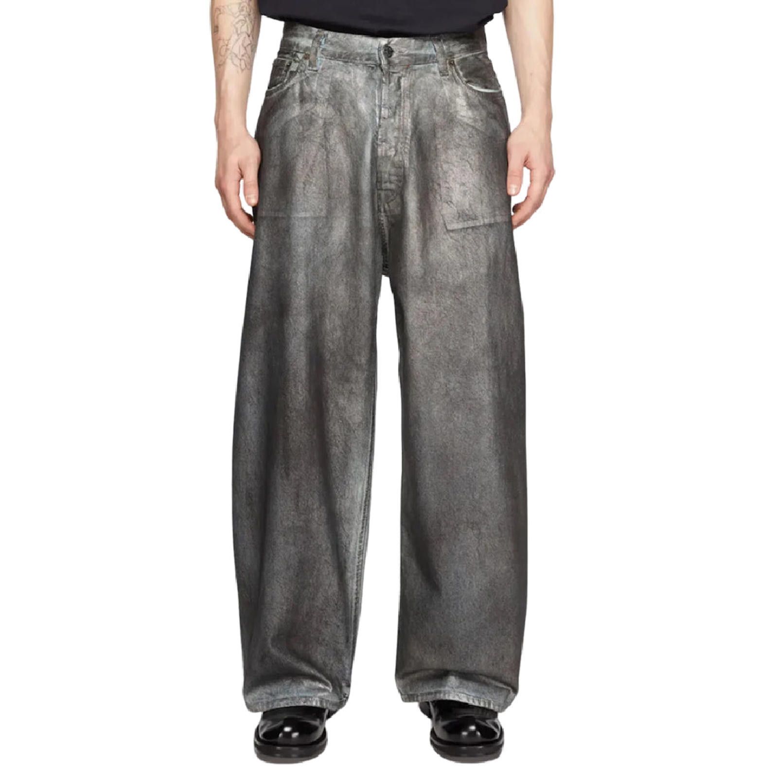 Japanese Brand Black Diamond Wax Denim Jeans Size US 32 / EU 48 - 2 Thumbnail