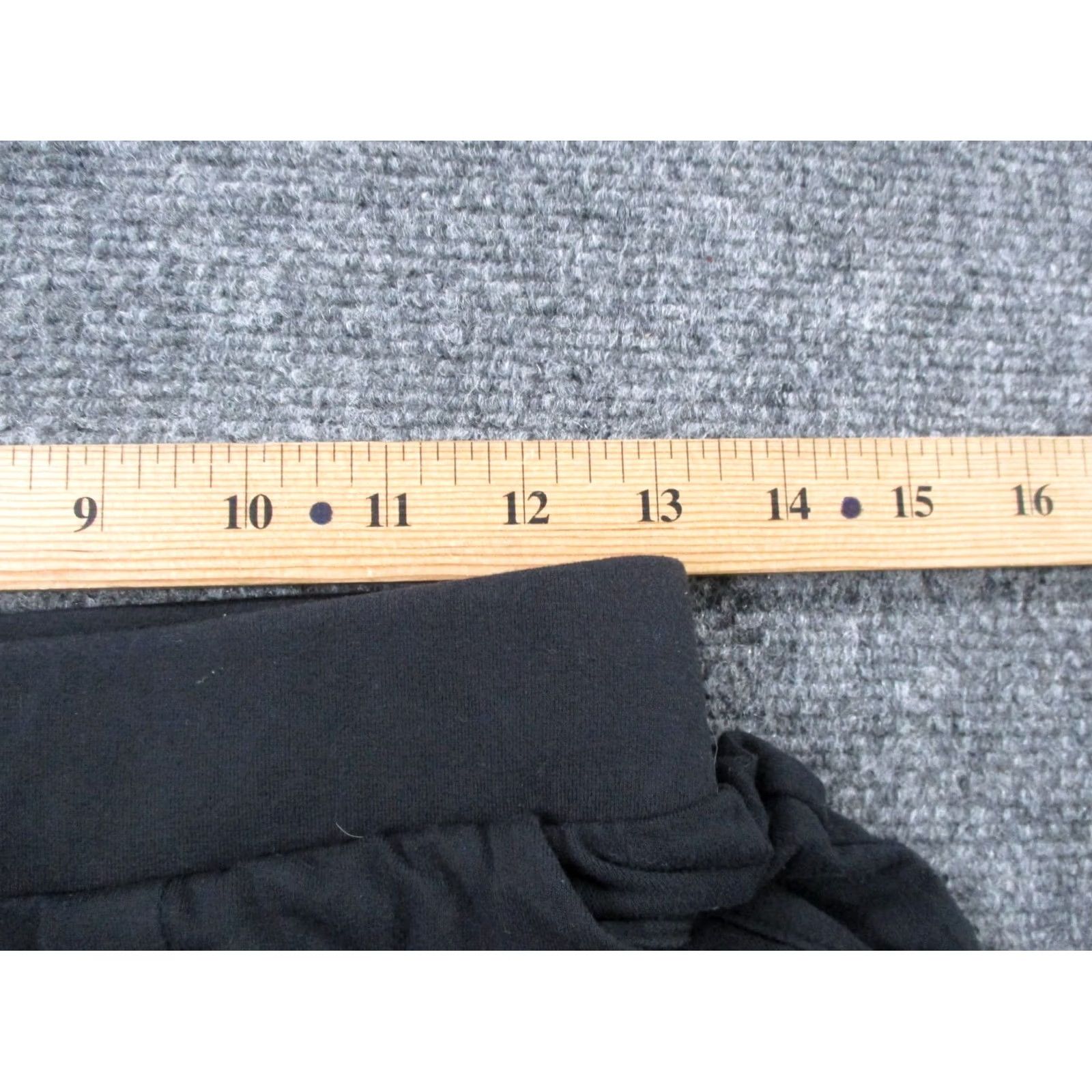 Vintage Peruvian Connection Pants Womens 26 Black Wide Leg Lounge Stretch Flowy Flare Pants Size 26" / US 2 / IT 38 - 5 Thumbnail