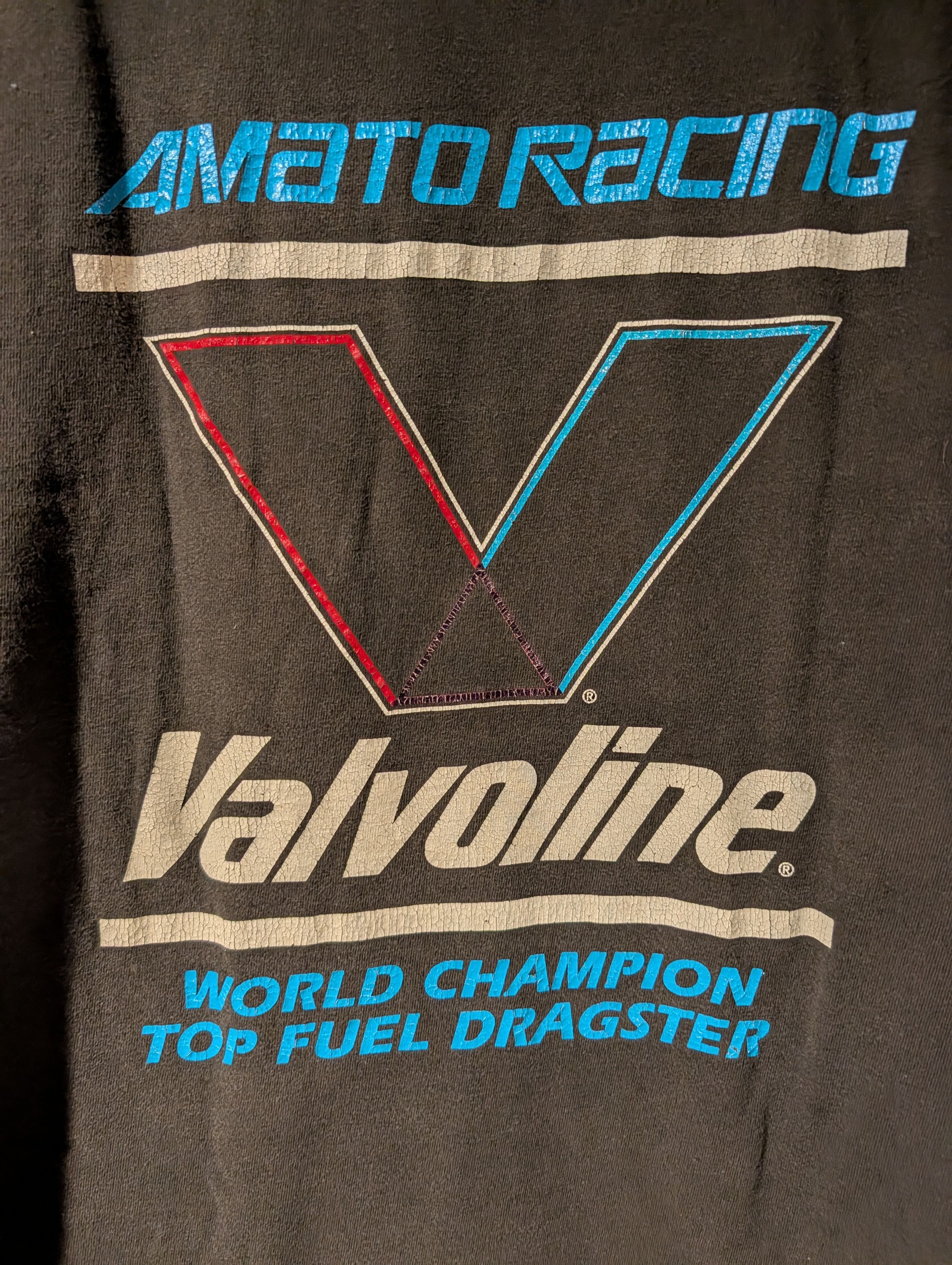 NASCAR Vintage 1992 Joe Amato World Champion Valvoline T-Shirt Size US XL / EU 56 / 4 - 6 Thumbnail