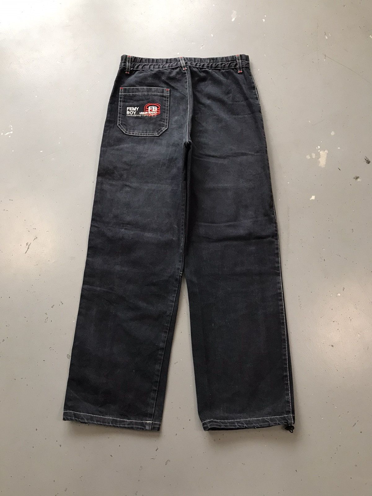 Vintage Vintage faded Femy boy urban squad crazy boy cargo denim Size US 30 / EU 46 - 2 Thumbnail