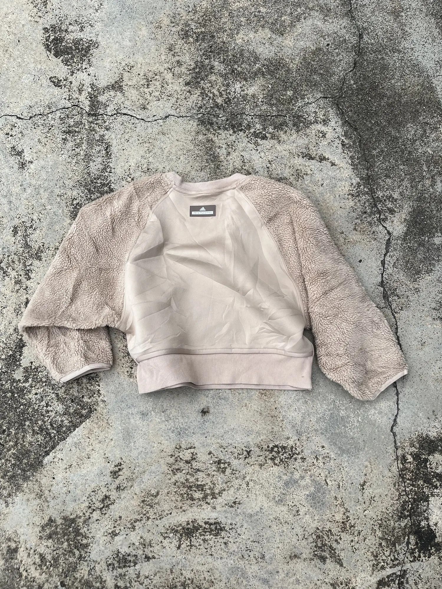 Adidas × Stella McCartney Adidas Cropped Fleece Crew Neck Size US XS / EU 42 / 0 - 4 Thumbnail