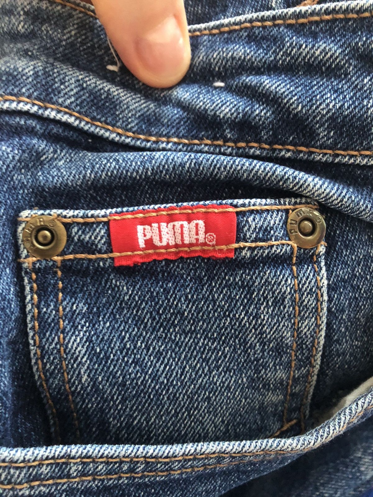 Puma PUMA DENIM VINTAGE QUALITY JEANS PANTS Size US 28 / EU 44 - 4 Thumbnail
